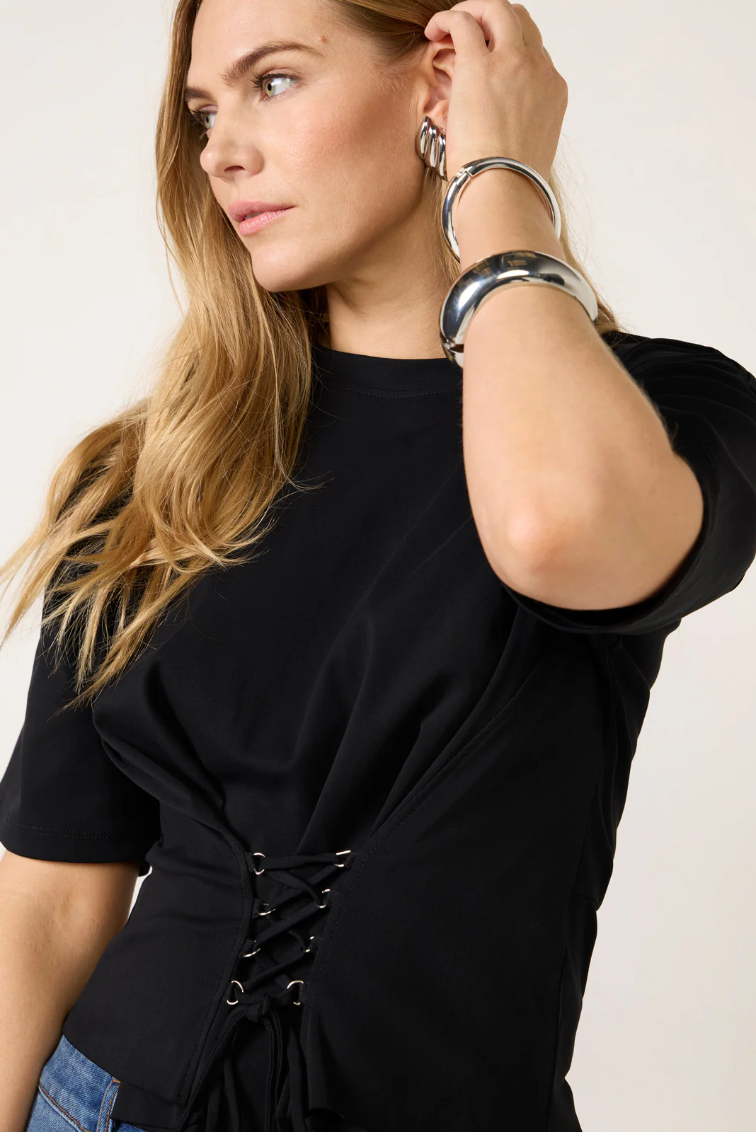 Ada Waist Lace Up Tee - Image 5