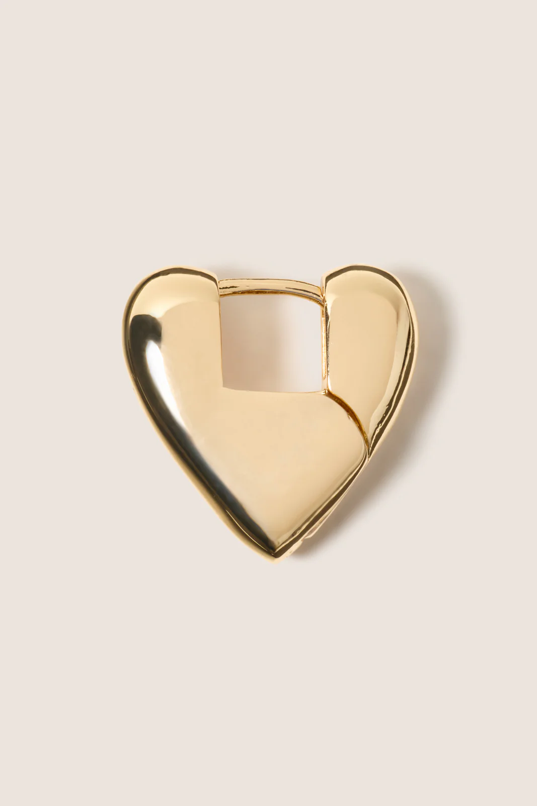 Adele Puffy Heart Earrings - Image 2