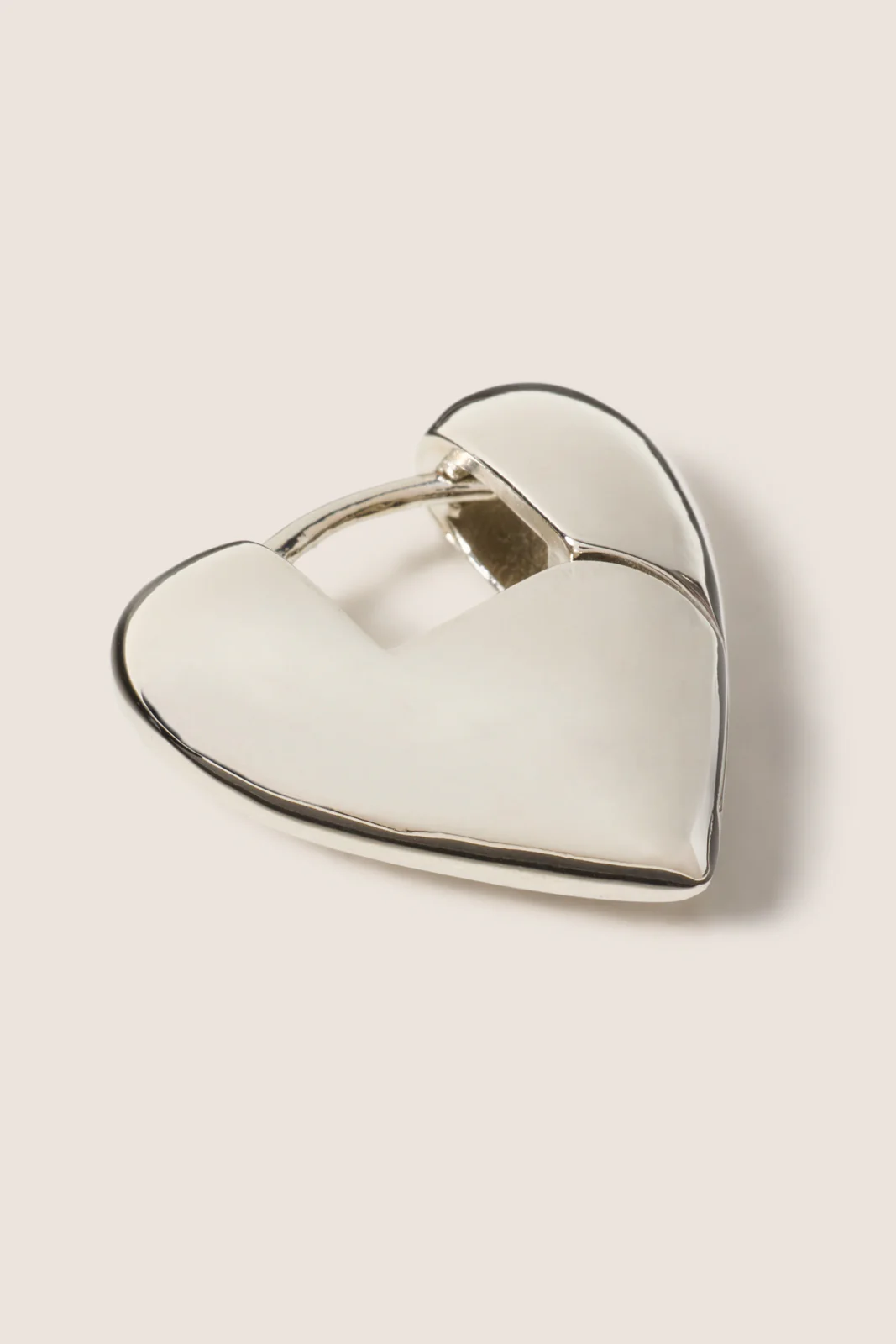 Adele Puffy Heart Earrings - Image 2