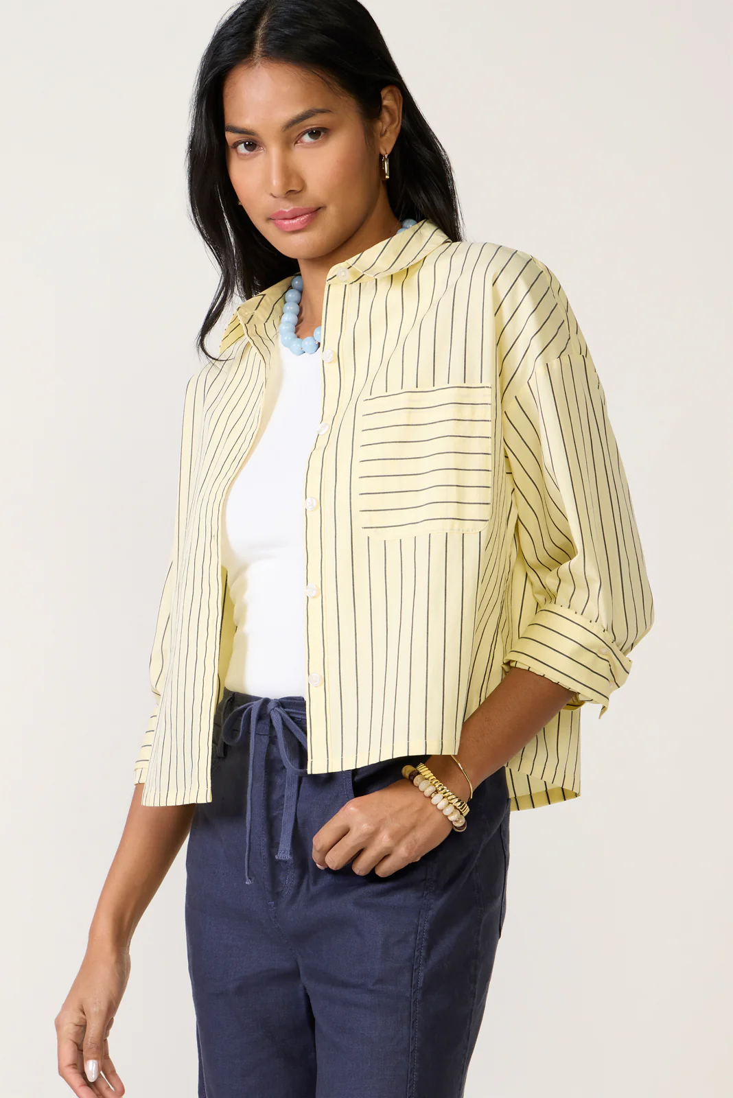 Aiden Crop Shirt