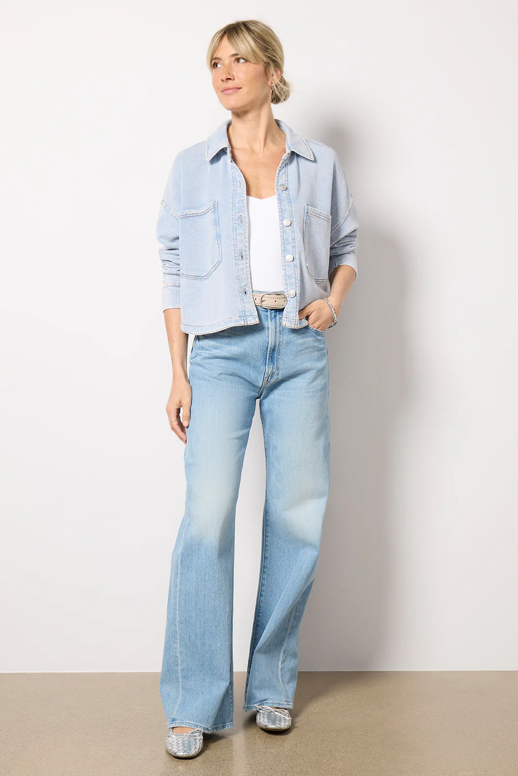 All Day Cropped Knit Jacket - Image 2