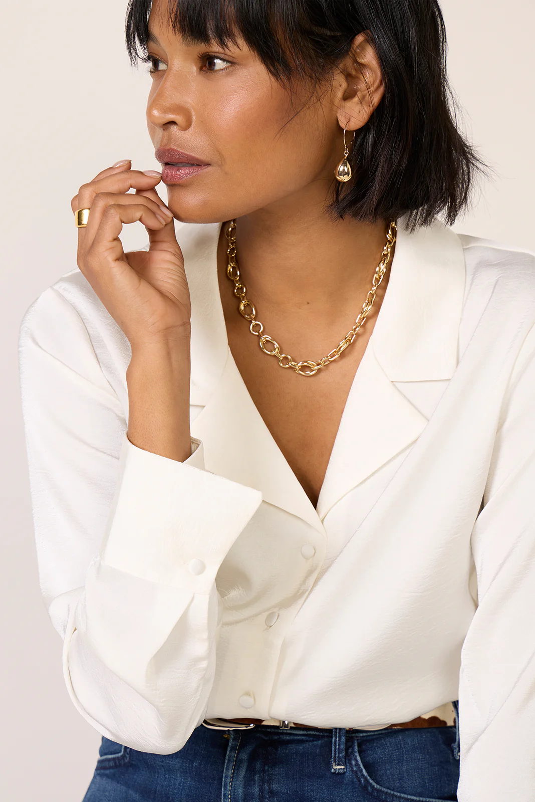 Ana Satin Top - Image 3