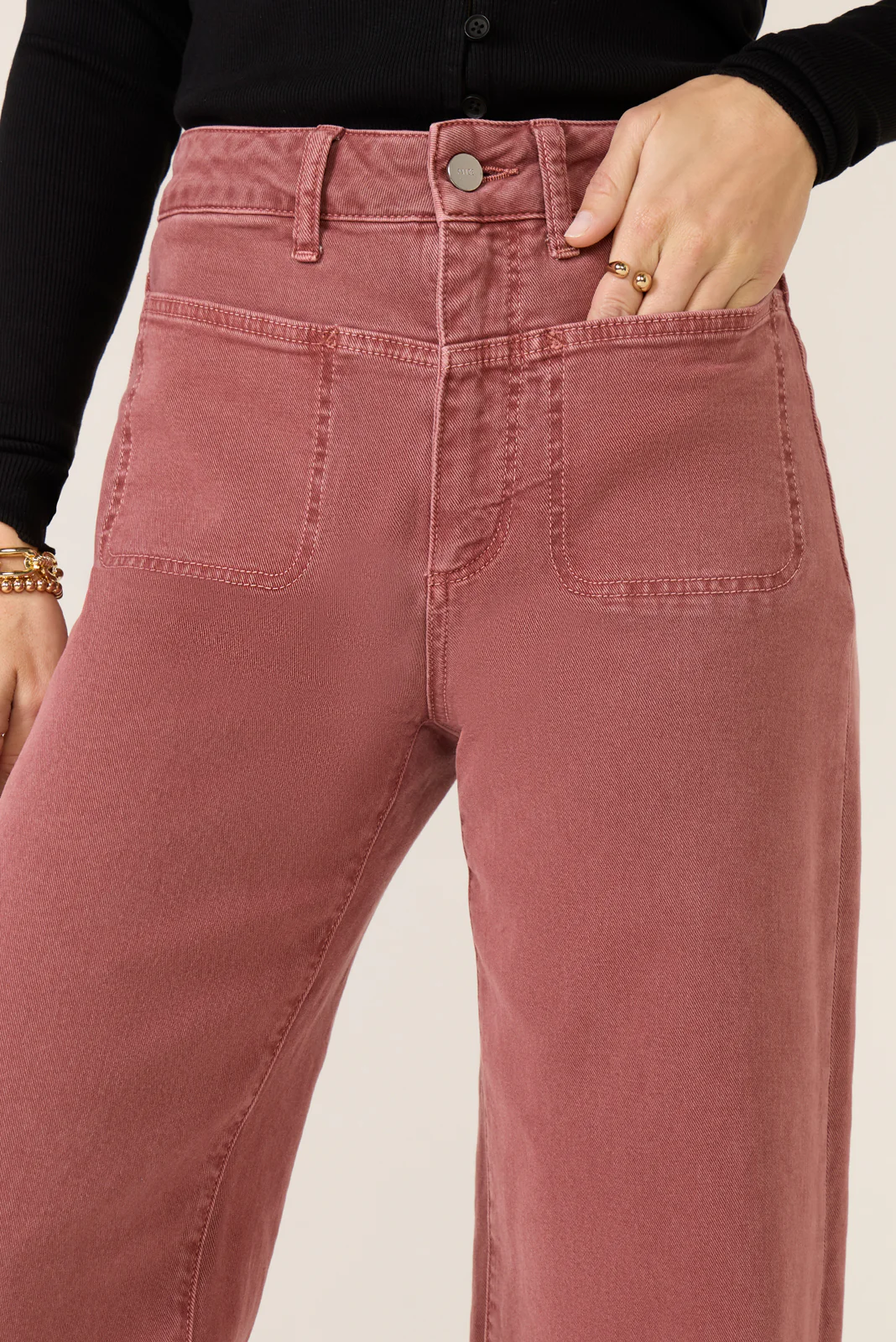 Anessa W/ Front Yoke Wide Leg 31` Jean - Image 2