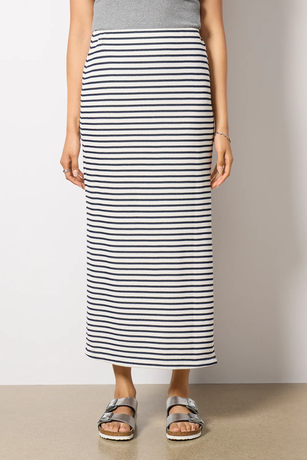 Anna Stripe Midi Skirt - Image 6