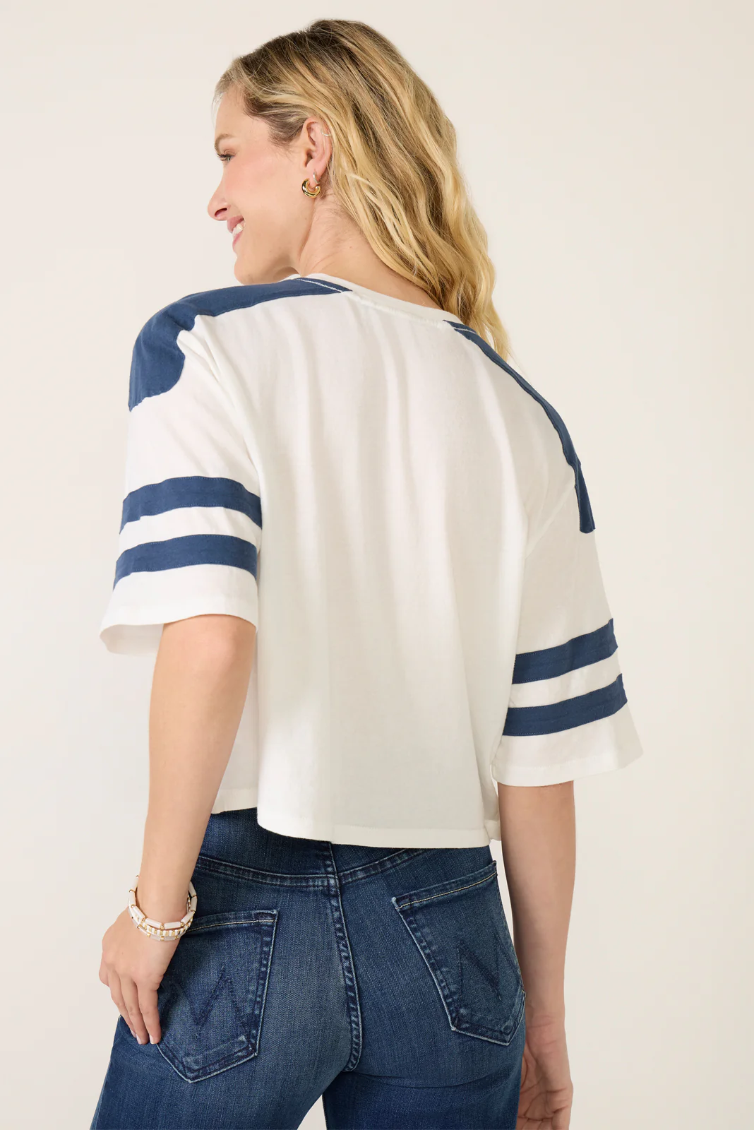 Bears Striped Crop Tee - Image 4