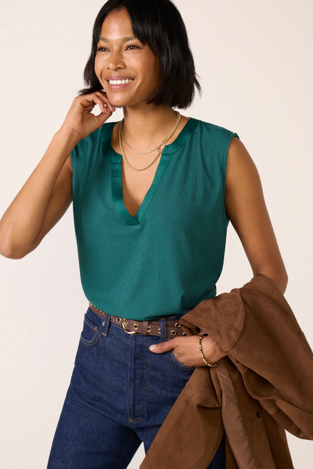 Bex Split Neck Tank - Image 5