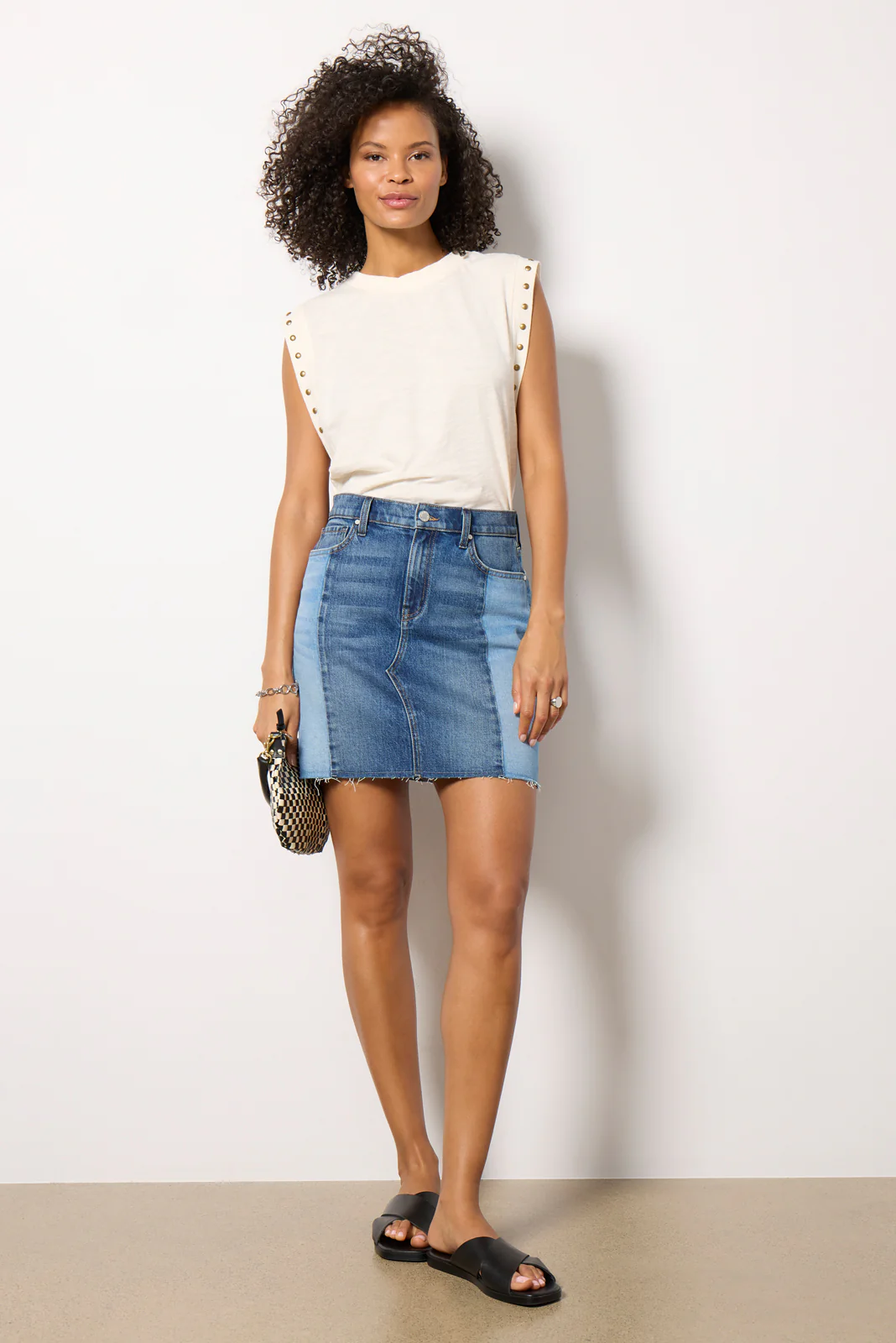 Brinley Studded Sleeve Tee - Image 2