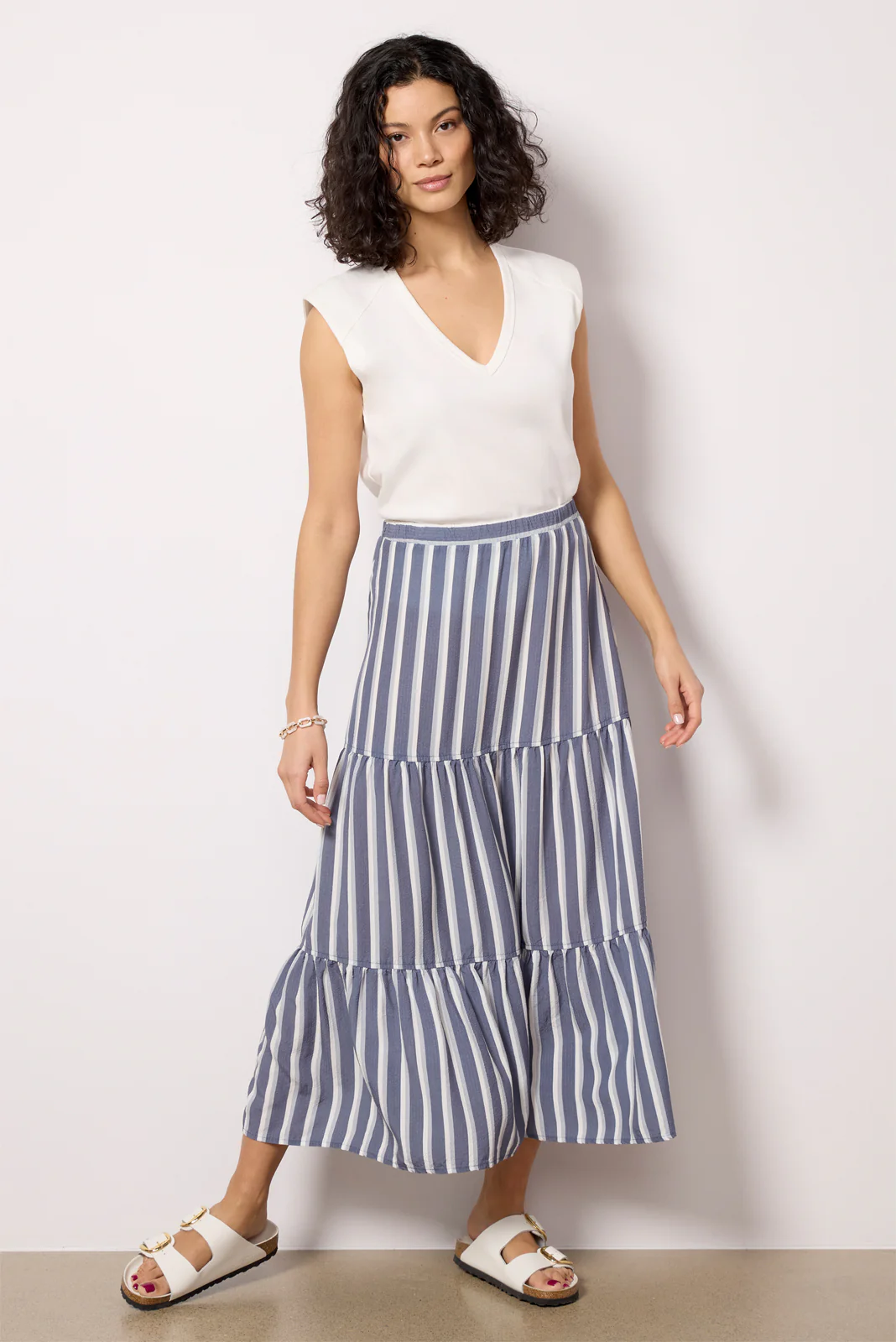 Cali Stripe Skirt