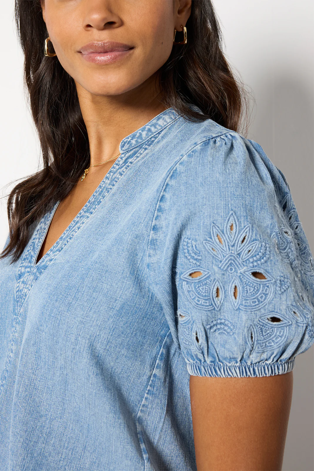 Cayden Indigo Blouse - Image 6