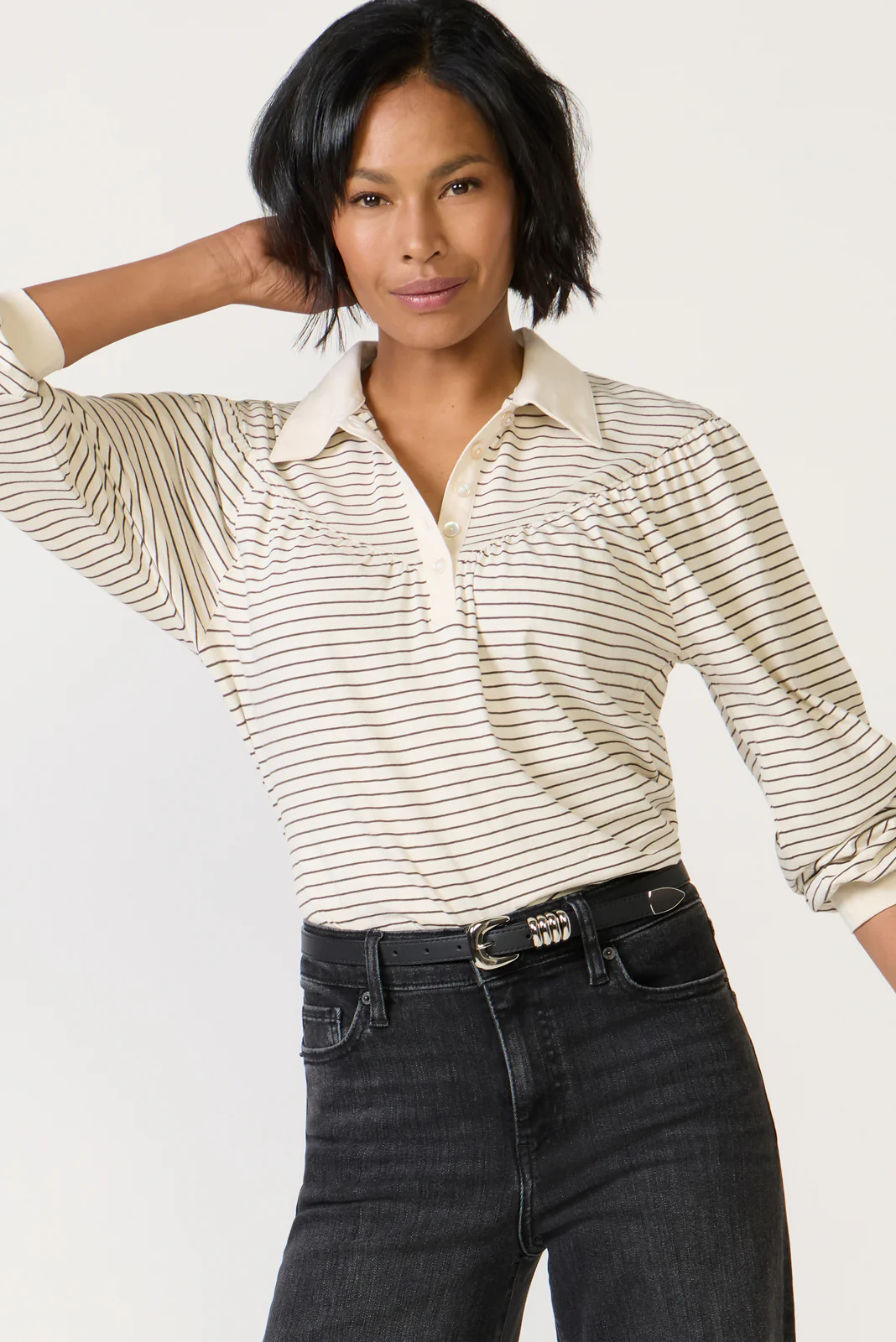Cecilia Collared Top