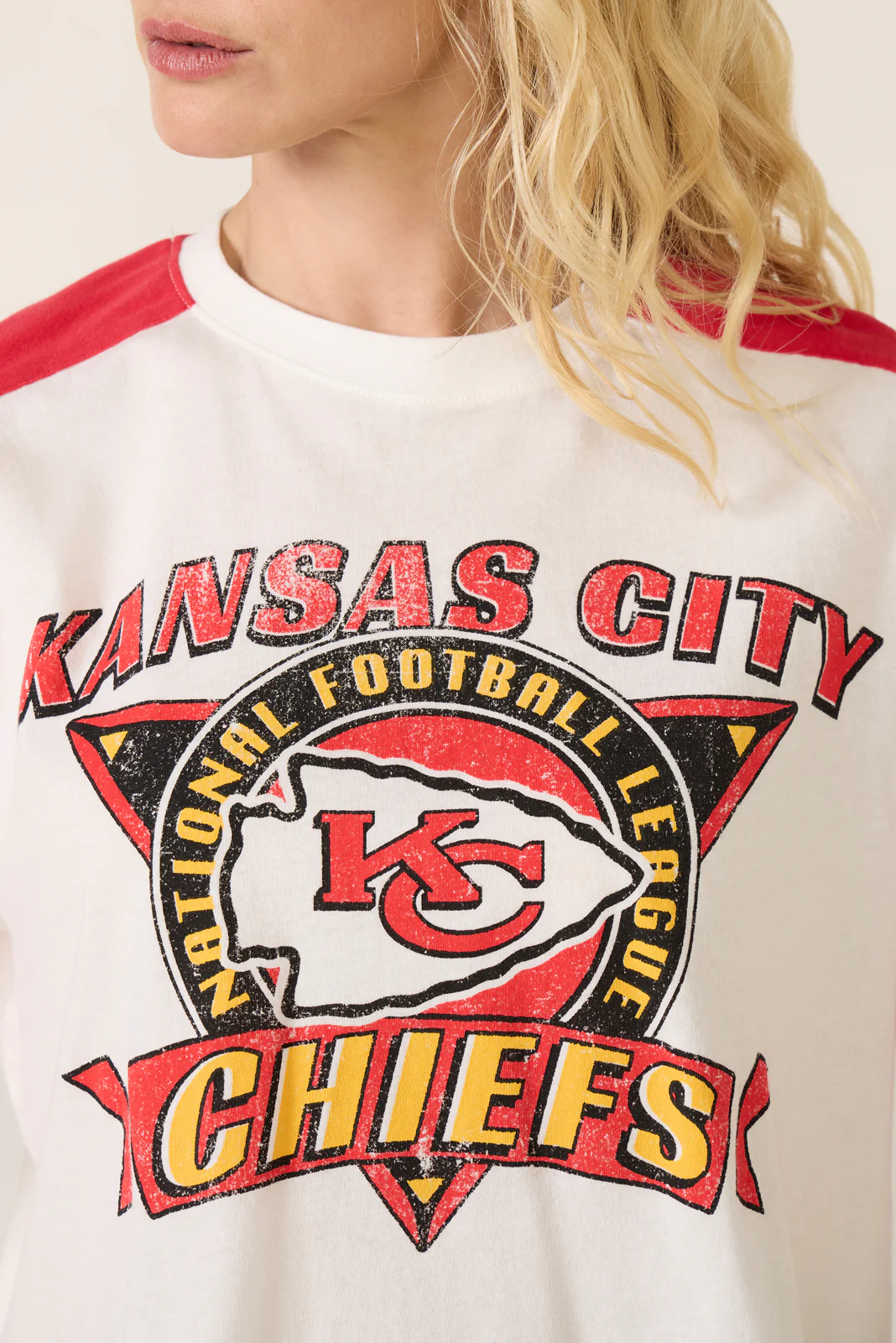 Chiefs Striped Crop Tee - Image 3