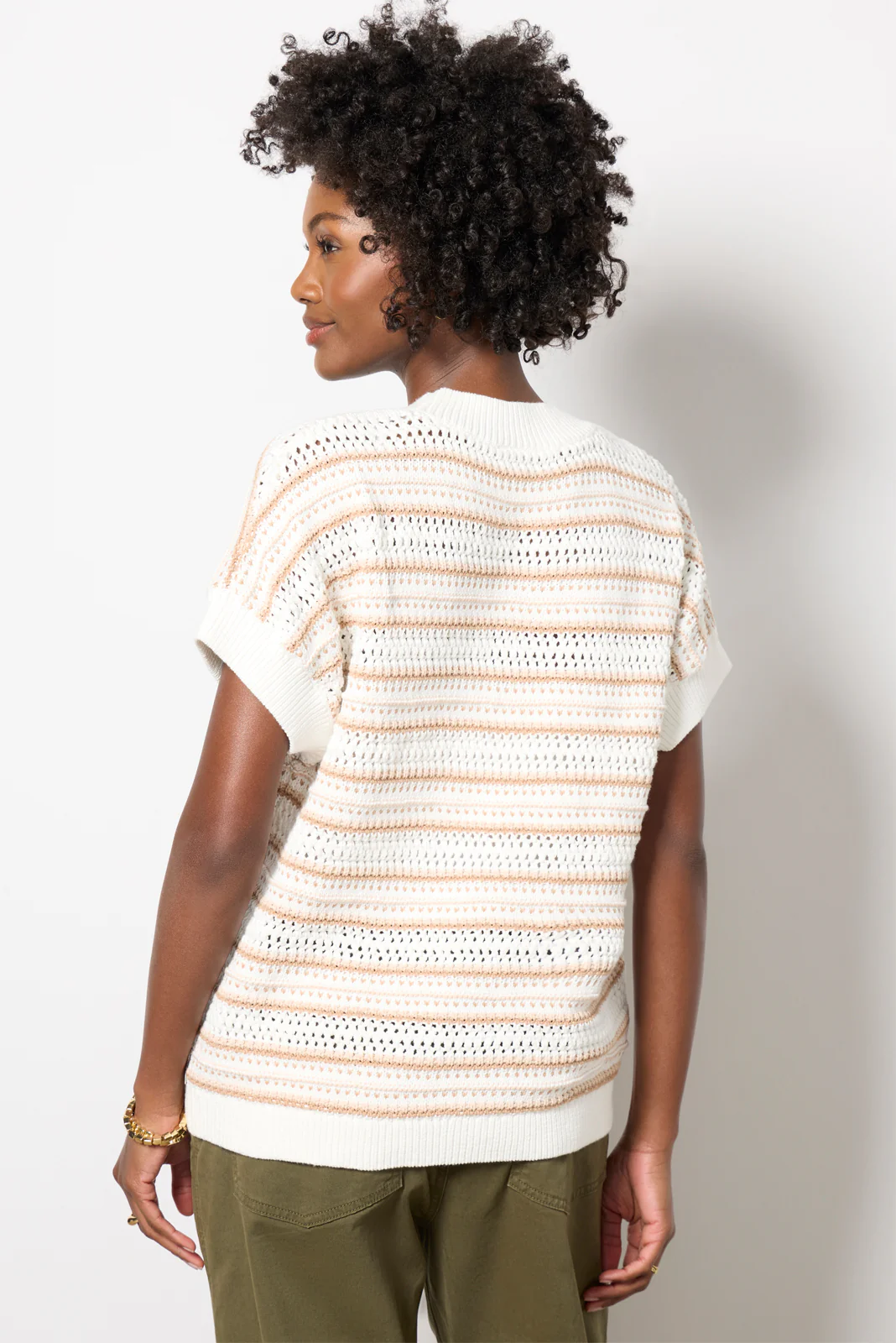 Ciara Stripe Knit Top - Image 4