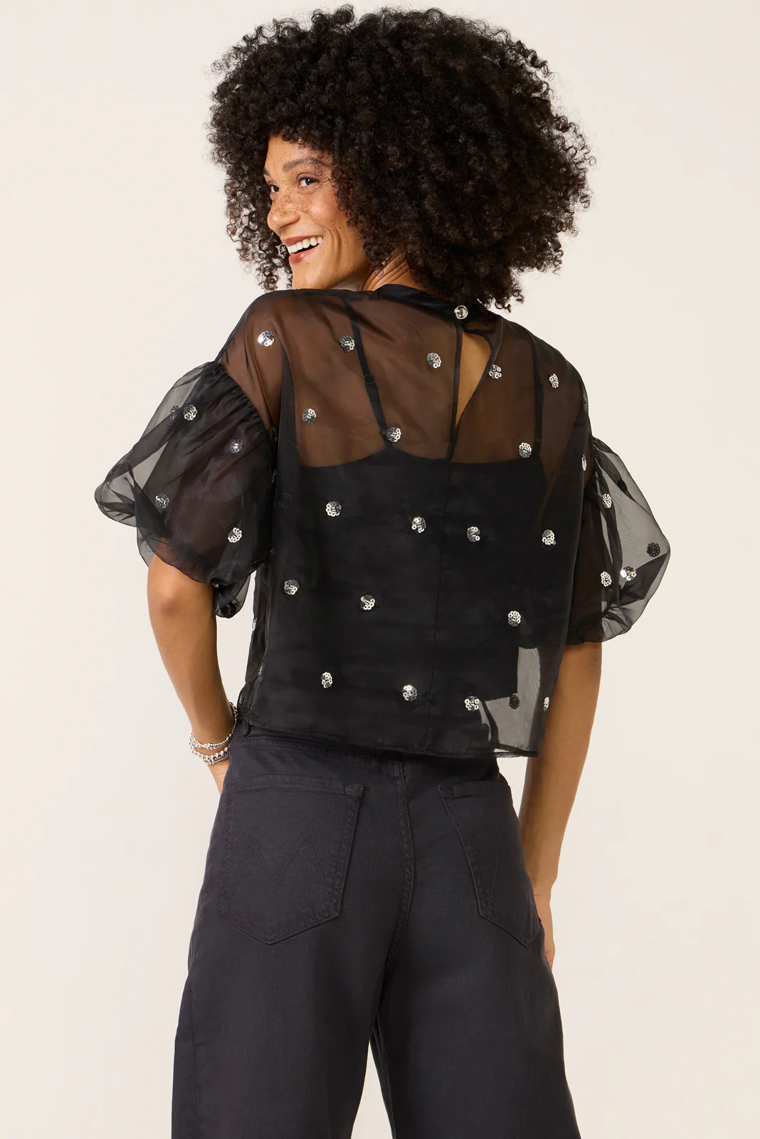 Cinthia Puff Organza Top - Image 4