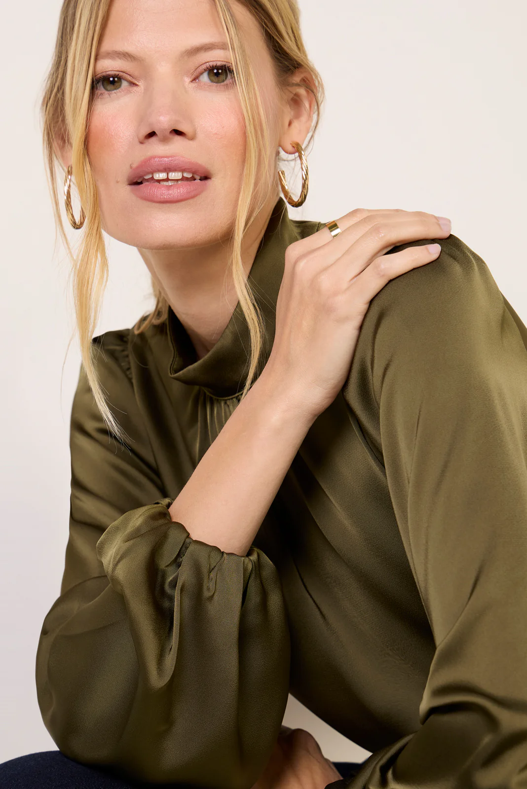 Clara Satin Blouse - Image 3