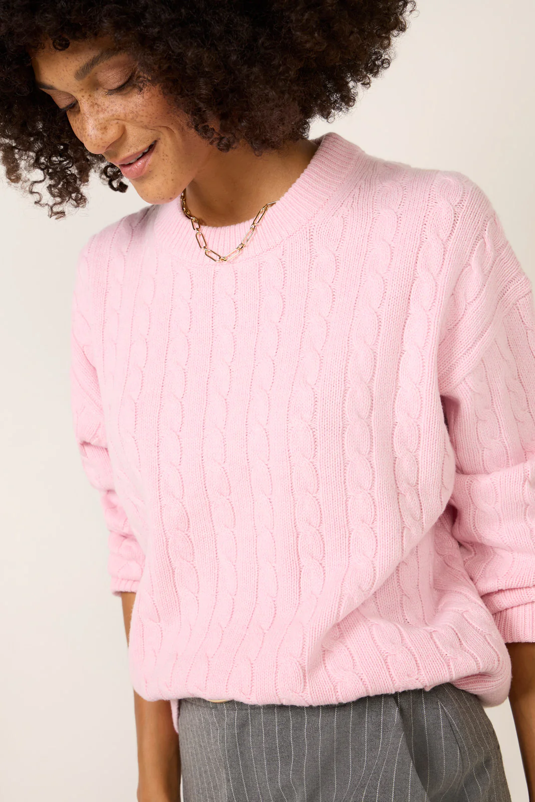 Crew Cable Sweater - Image 5