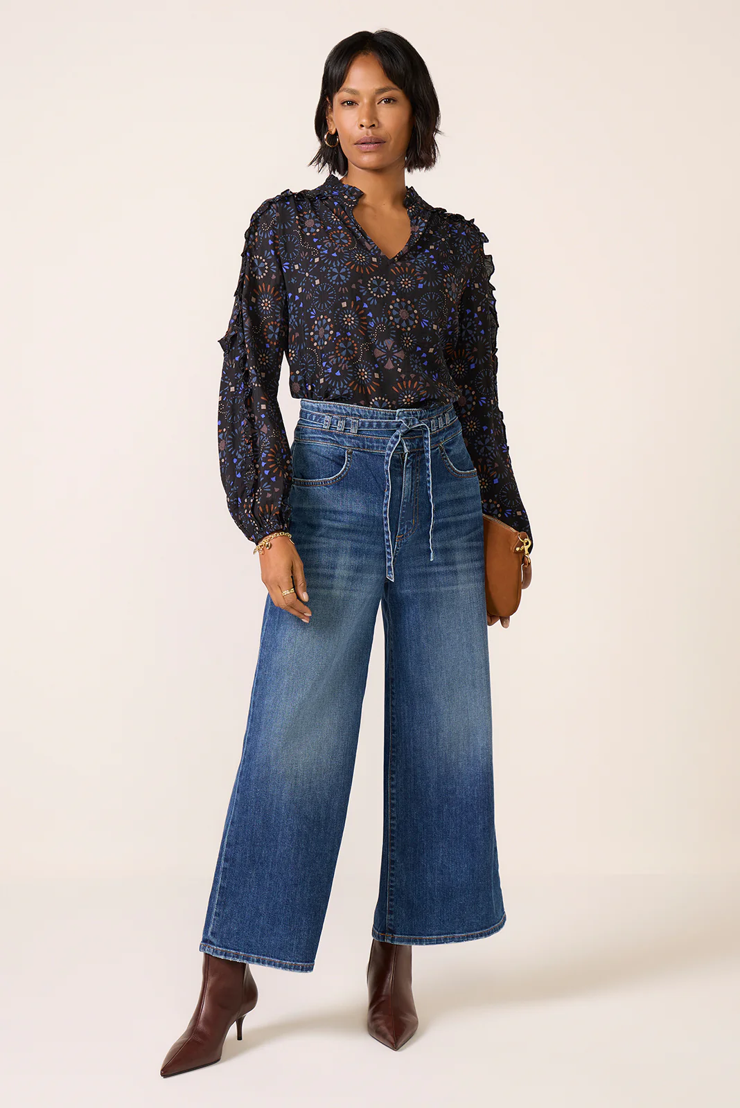 Dana Ruffle Blouse