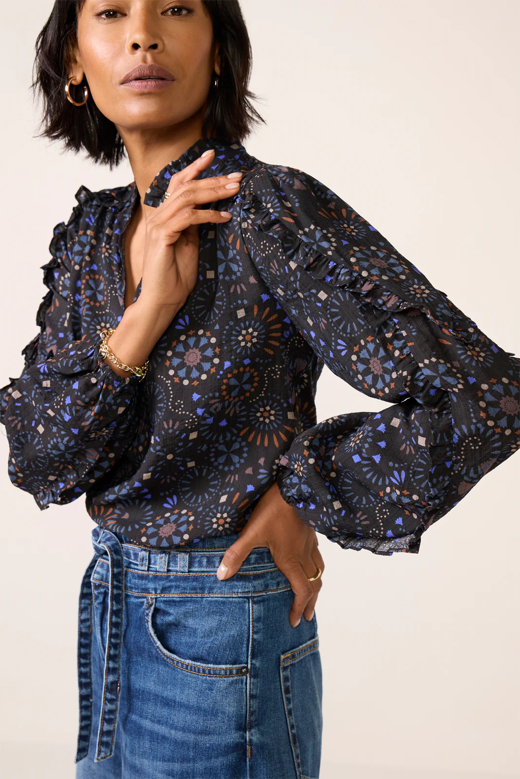 Dana Ruffle Blouse - Image 2