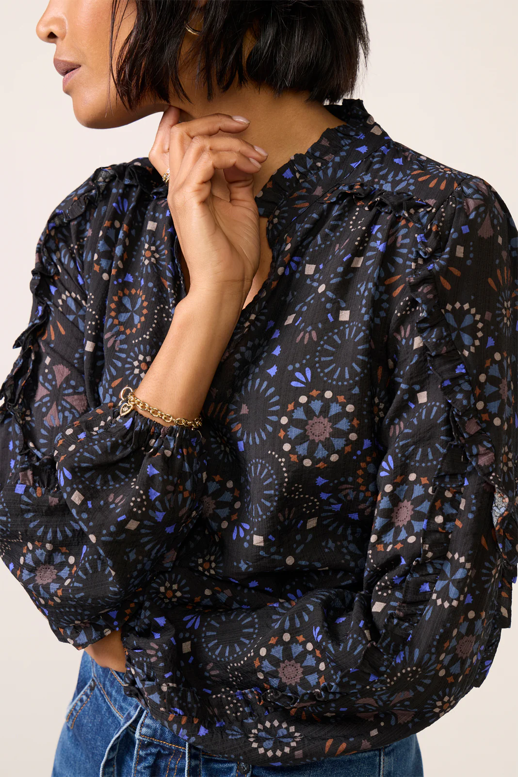Dana Ruffle Blouse - Image 3