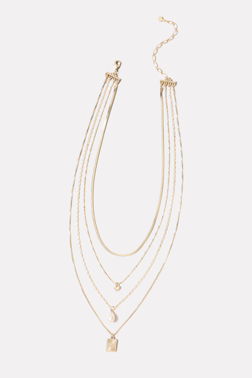 Dua Layer Pendant Necklace