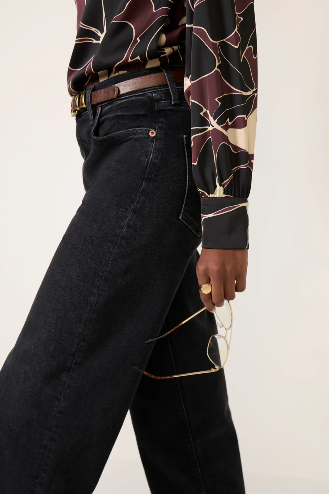 Elinor Satin Floral Blouse - Image 6