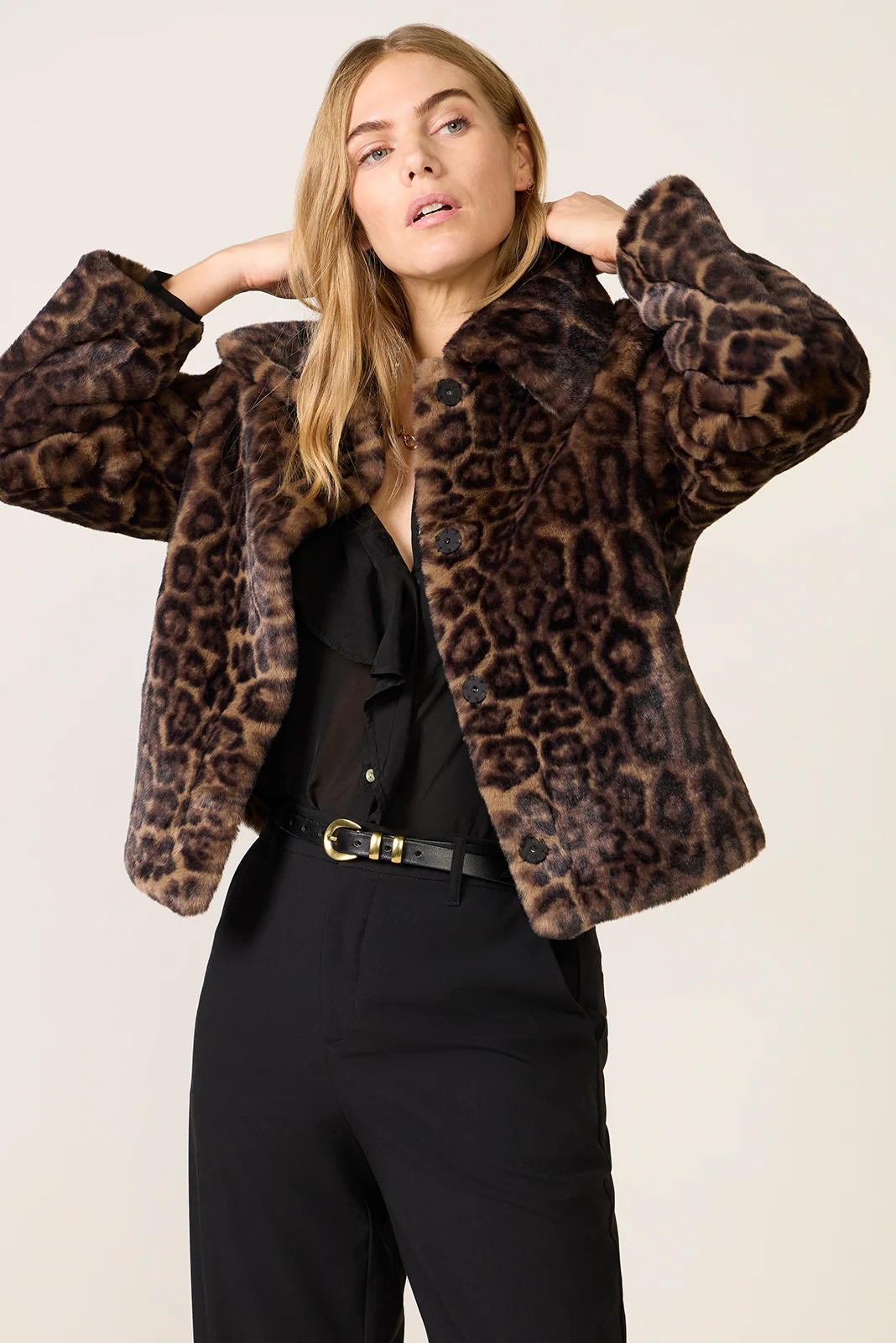 Elis Leopard Coat - Image 2