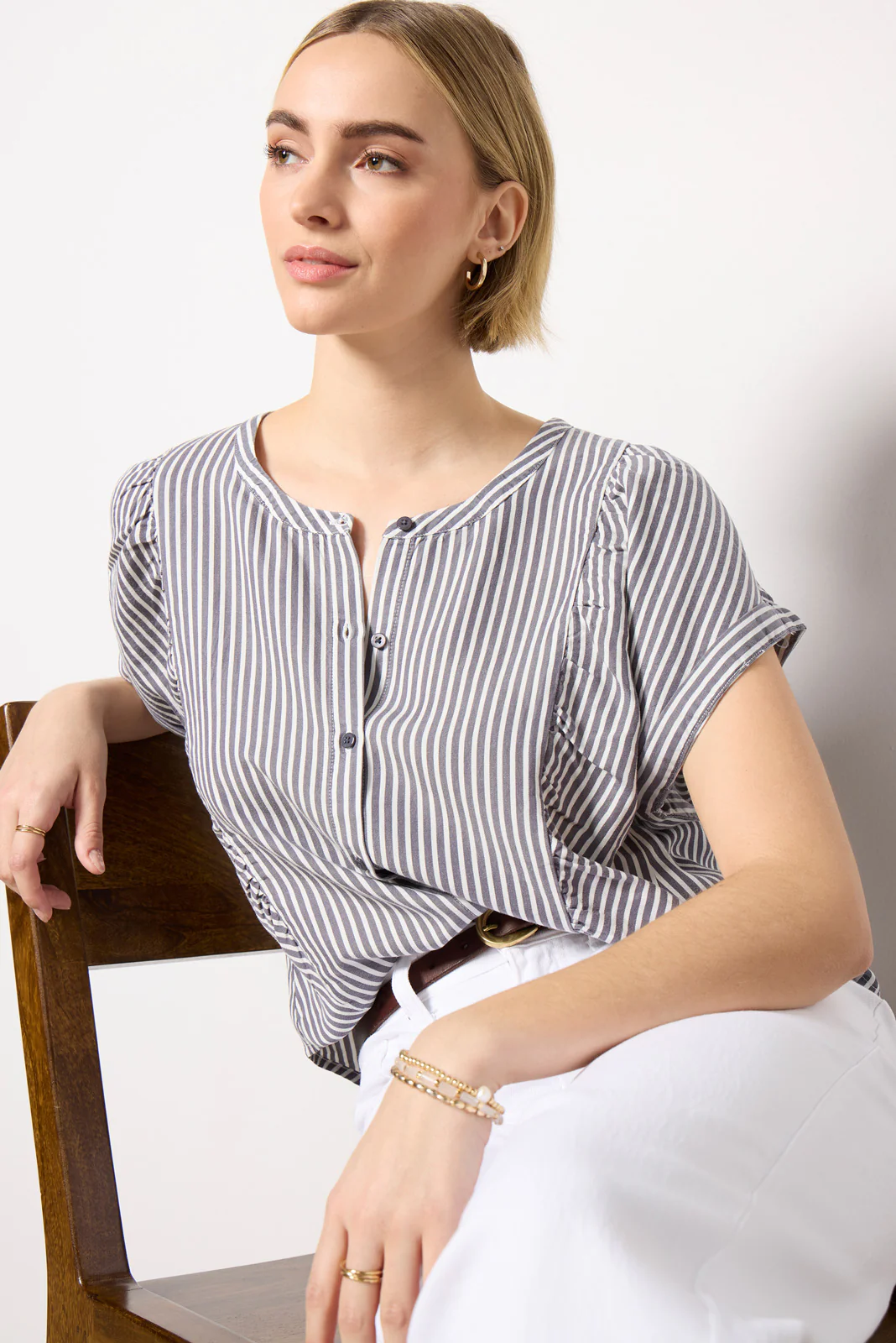 Ella Stripe Blouse - Image 5