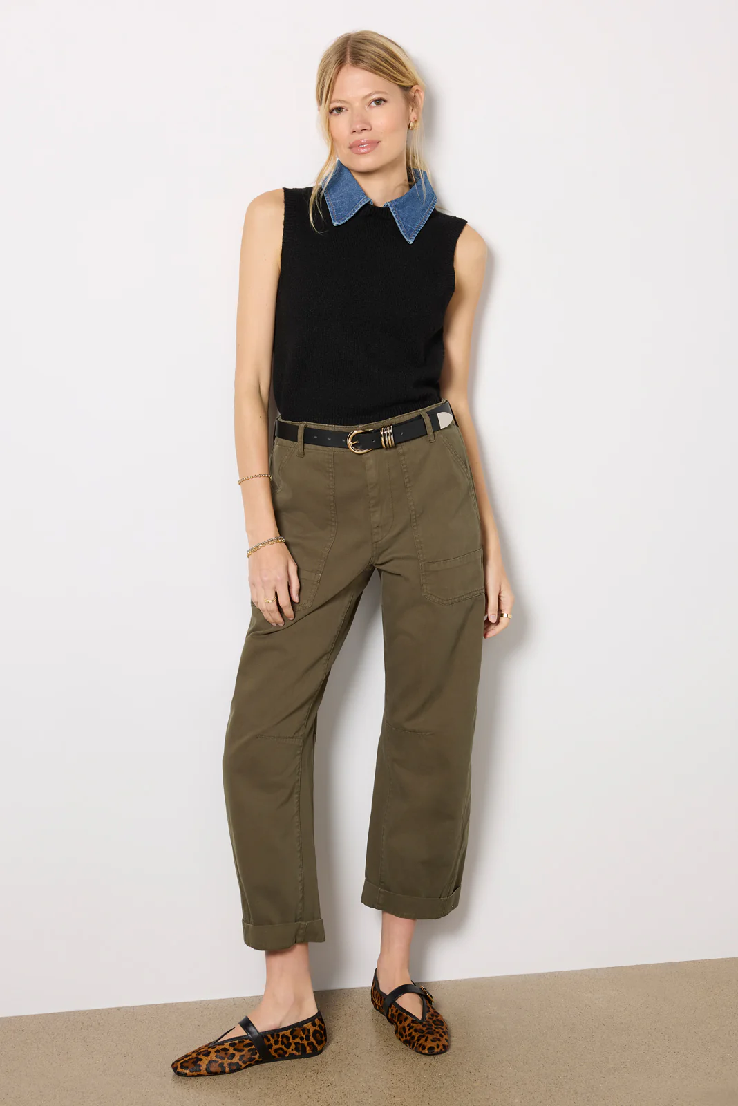 Ellie Knit Collared Tank