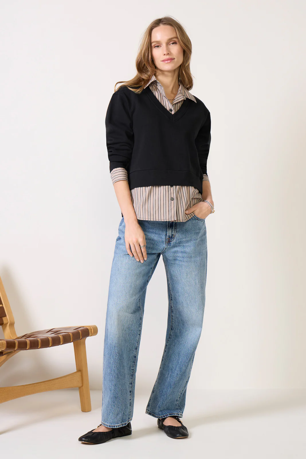 Ellie Twofer Sweatshirt - Image 2