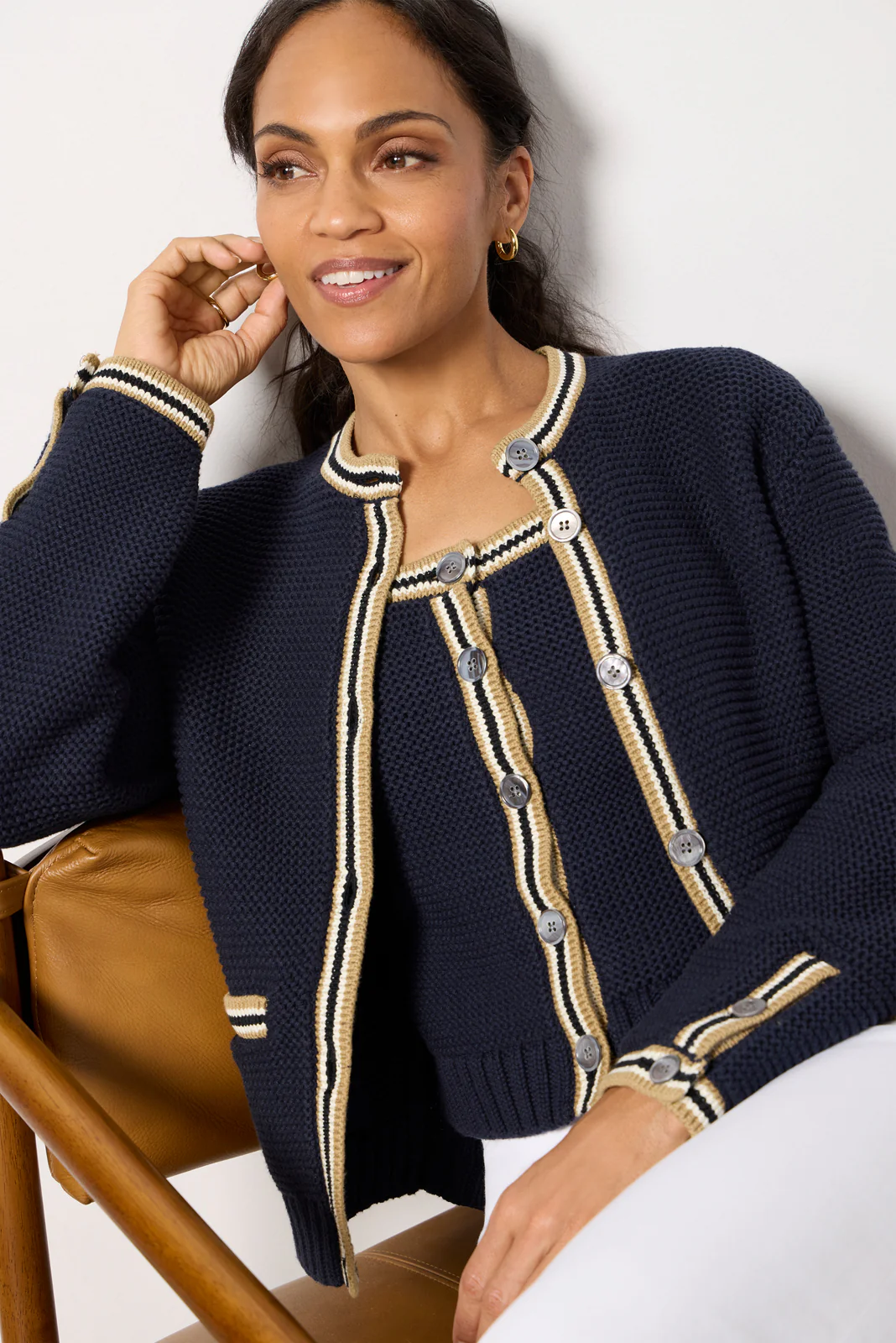 Emerson Cotton Cardigan - Image 3