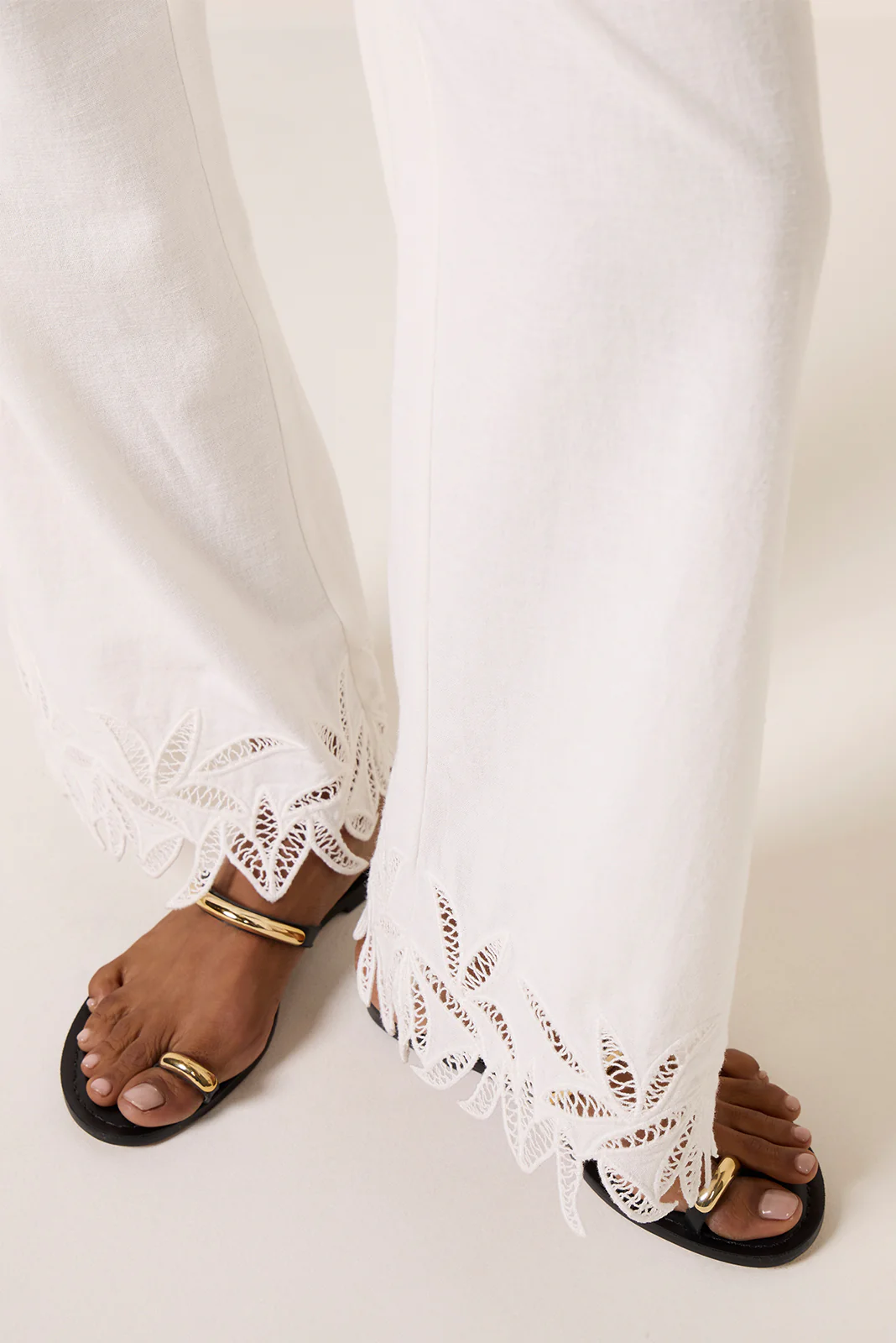 Emmie Embroidered Wide Leg Pant - Image 2