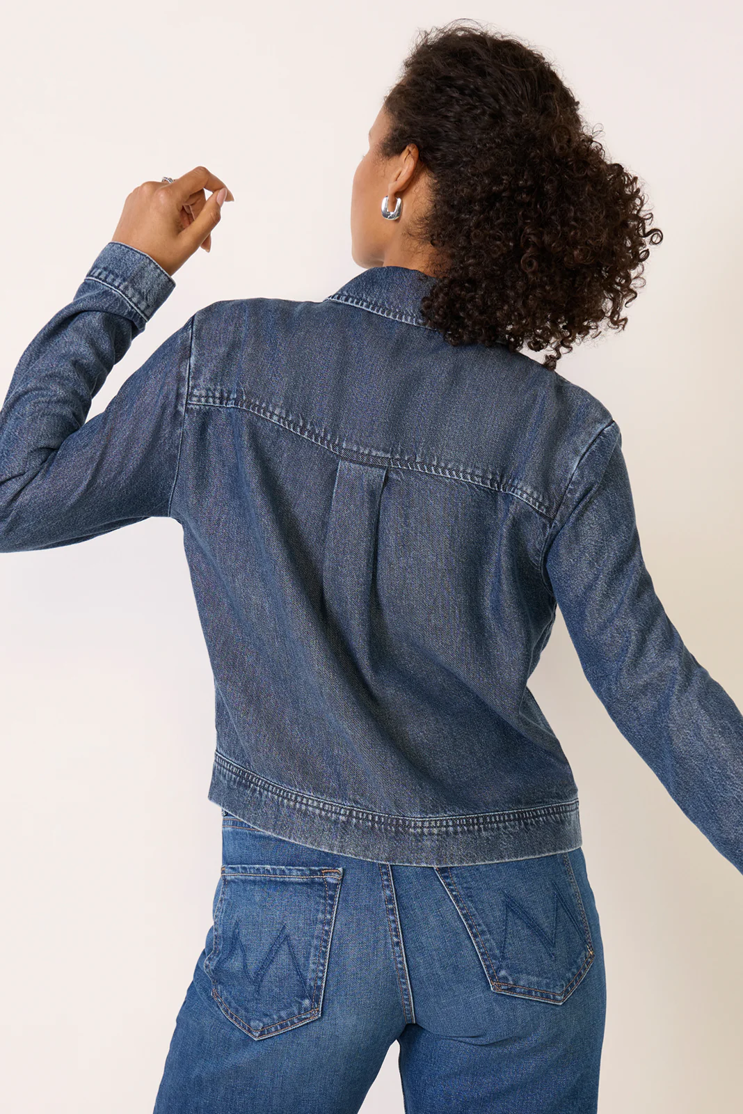 Flap Pocket Zipper Shacket - Image 4