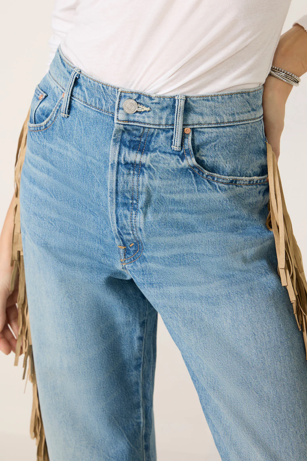 Fringe Half-Pipe Button Sneak - Image 2
