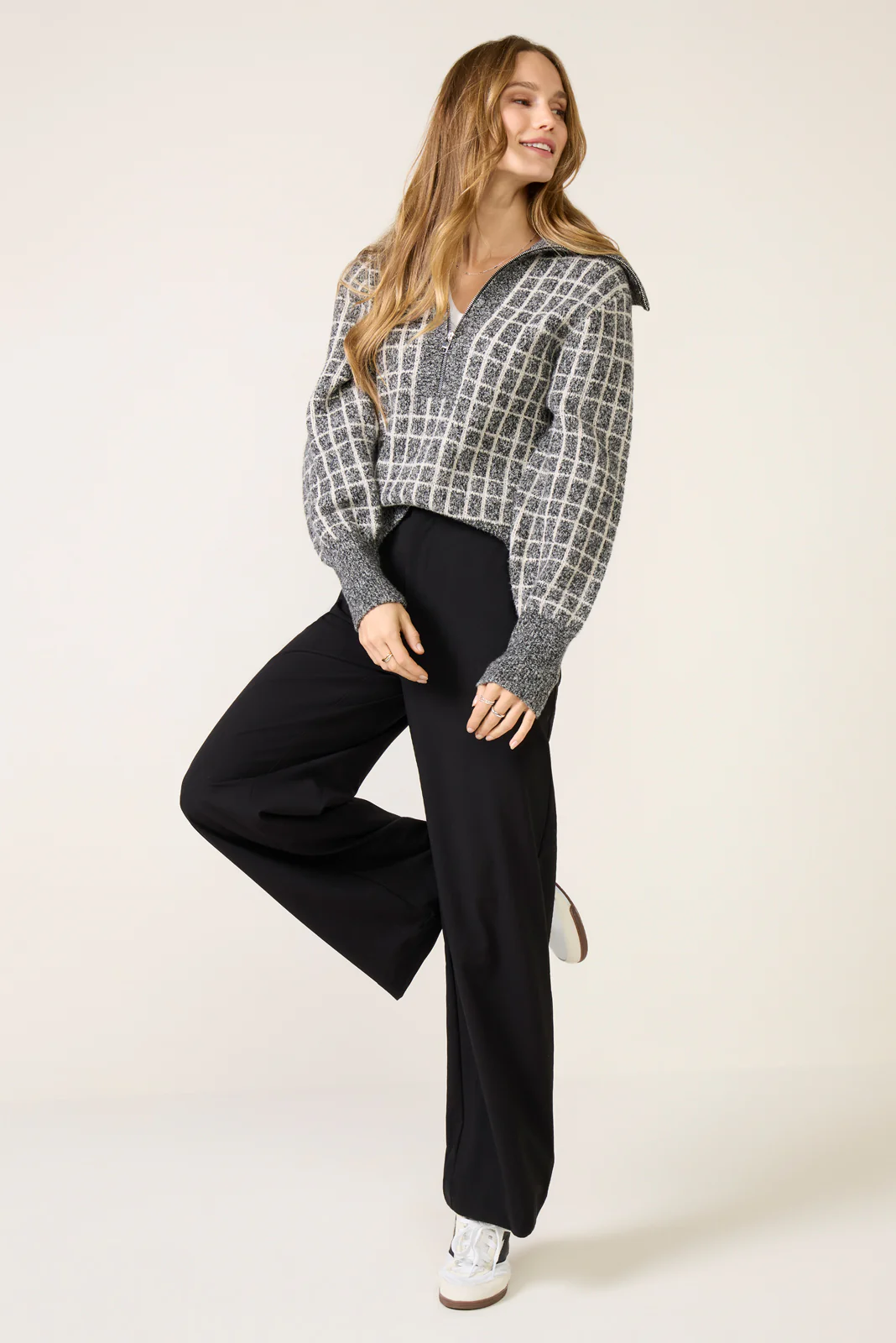 Furley Half Zip Knit Sweater