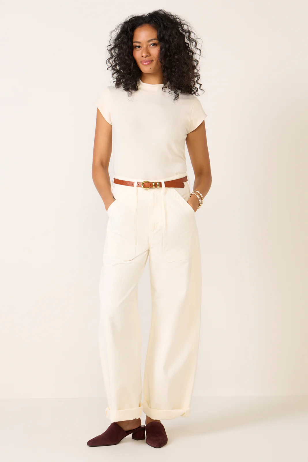 Giana Mock Neck Top - Image 2