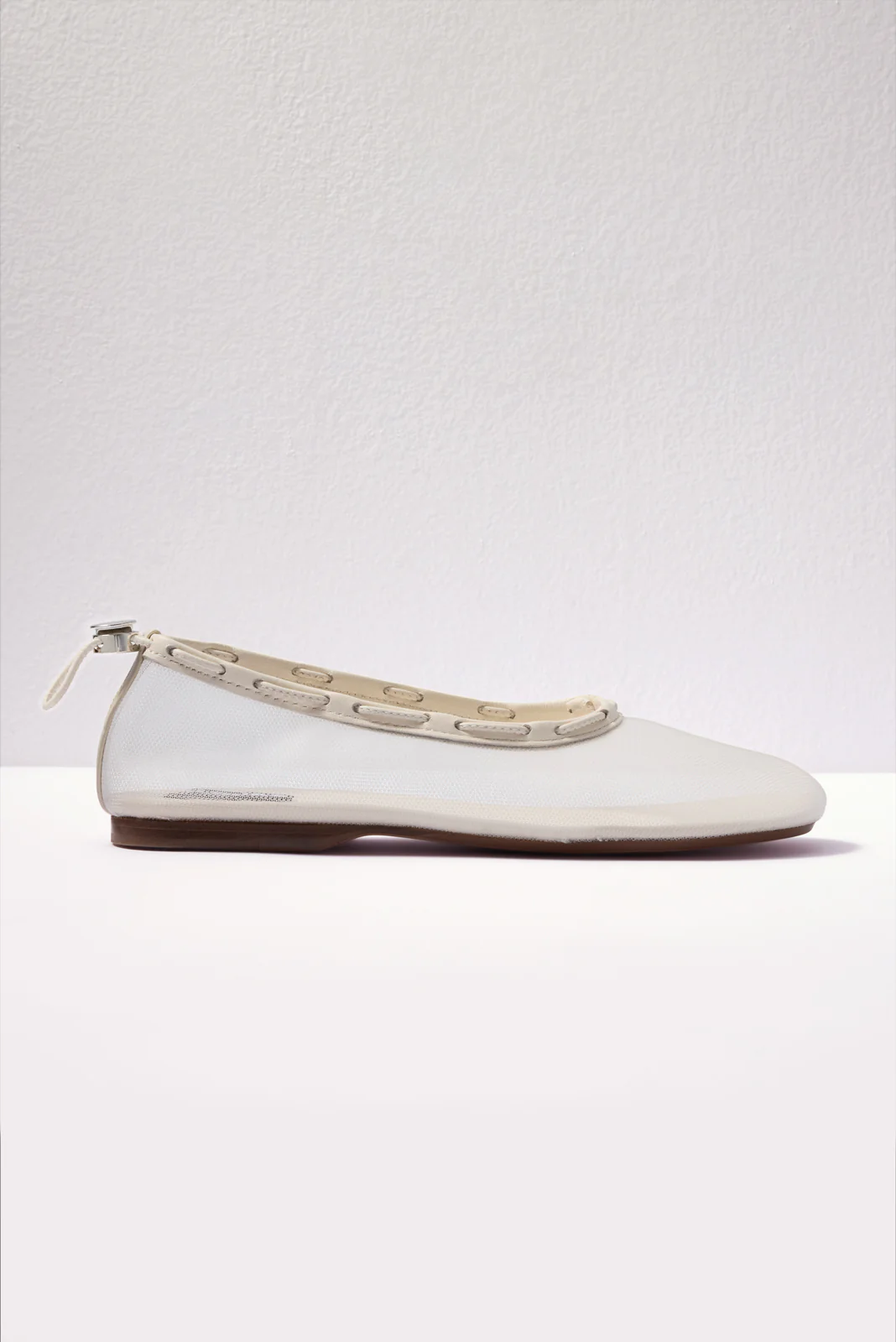 Gill Mesh Leather Ballet Flats - Image 4