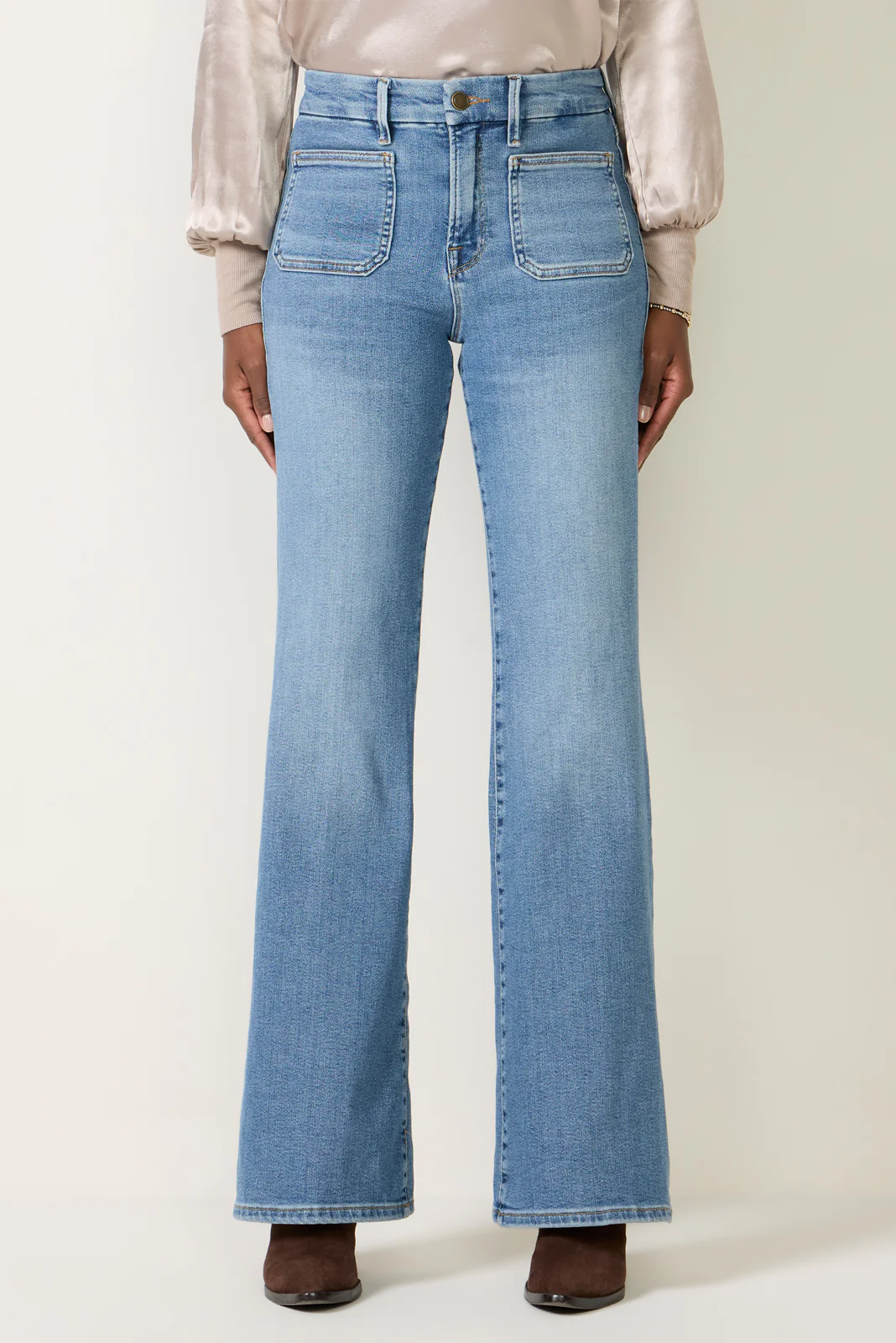 Good Legs Flare Patch Pocket Jean - Image 6