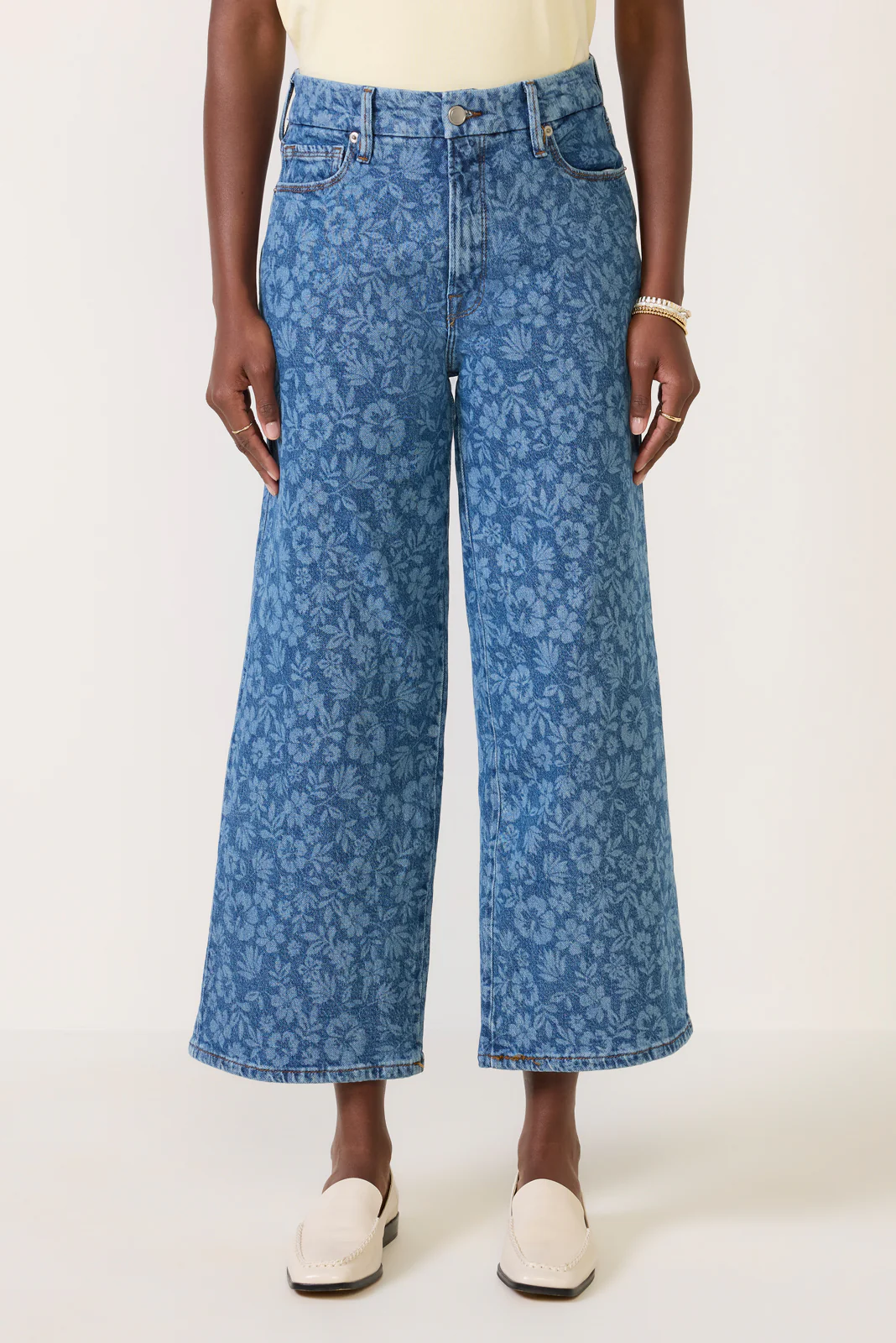 Good Waist Cropped Palazzo - Image 6