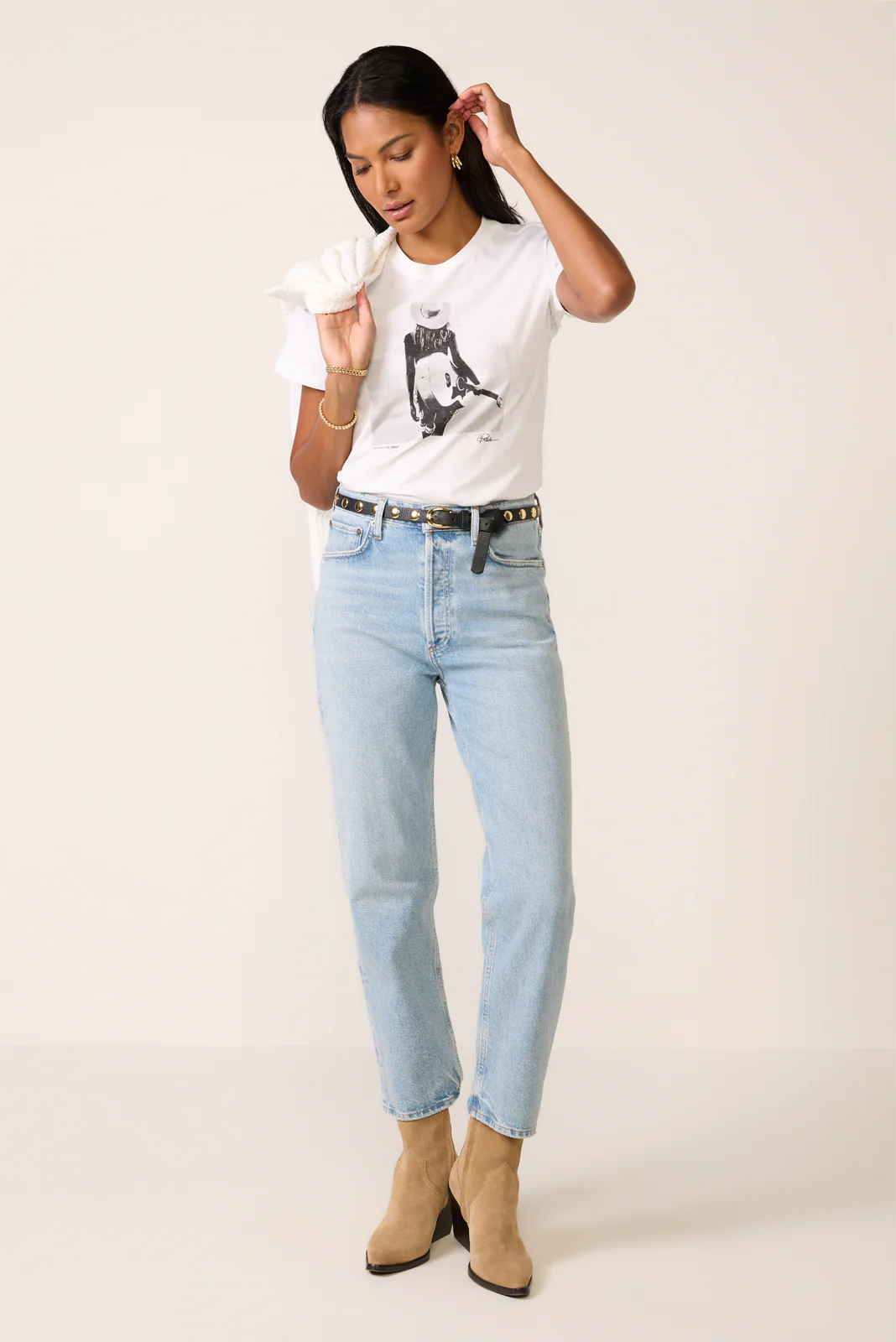 I`m With The Band Mushie Tee