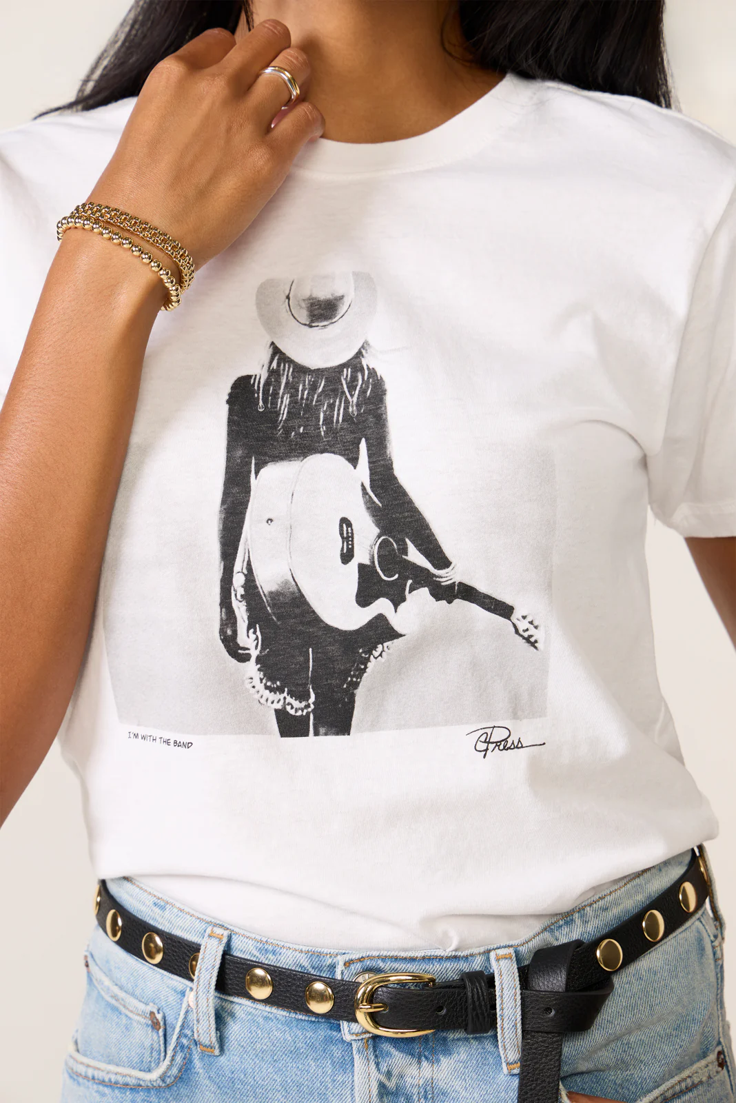 I`m With The Band Mushie Tee - Image 3