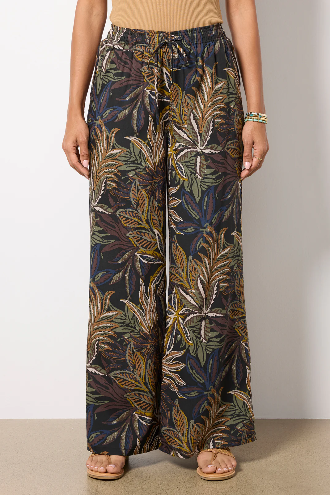 Isla Palm Printed Pants - Image 5