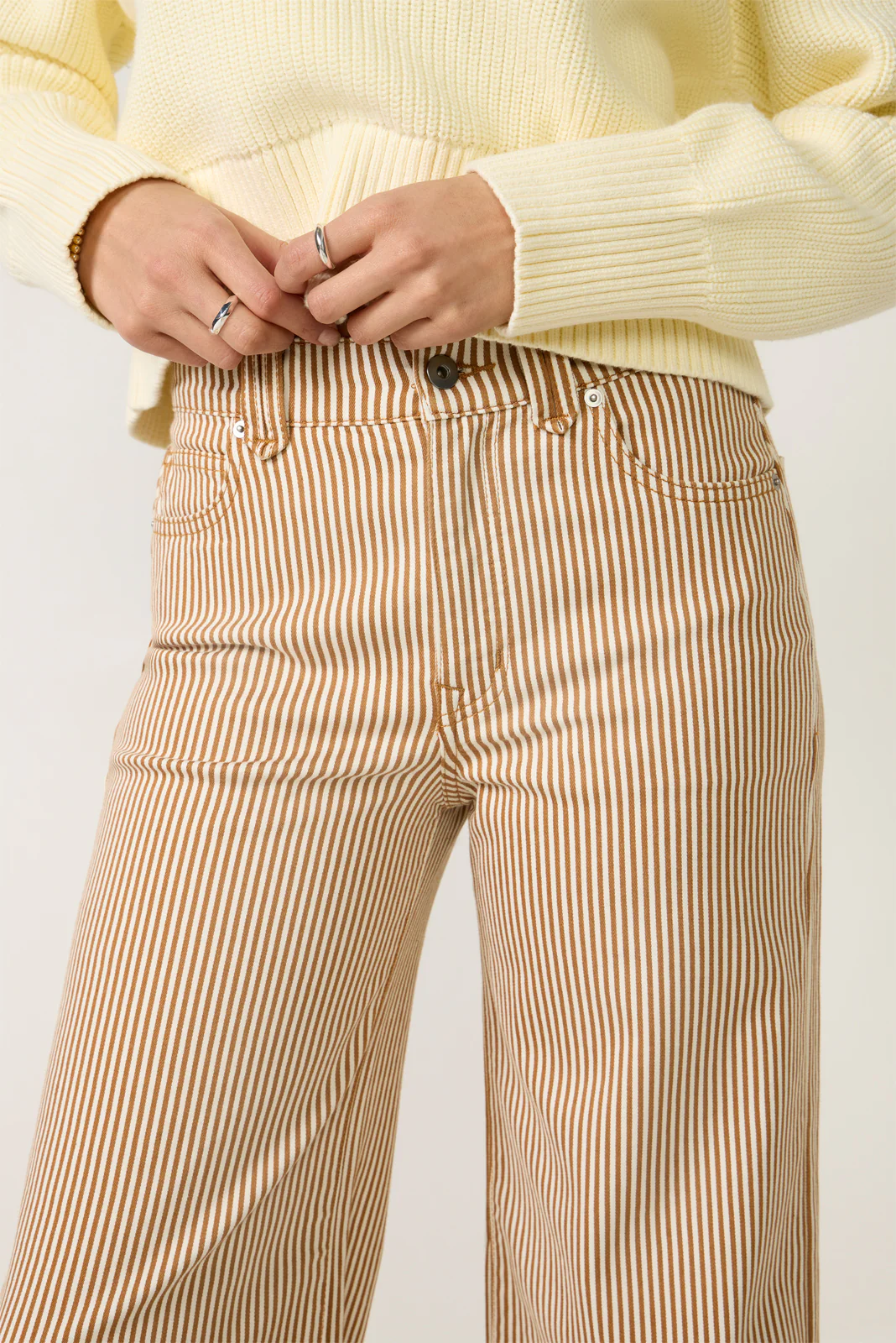 Joelle Stripe Wide Leg Pant - Image 2