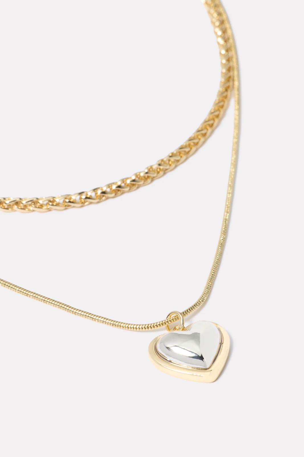 Juno Heart Layer Necklace - Image 2