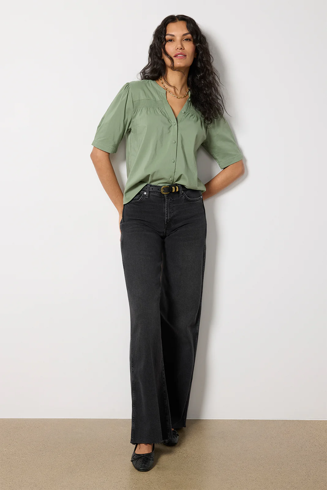 Kaia Smocked Top - Image 2