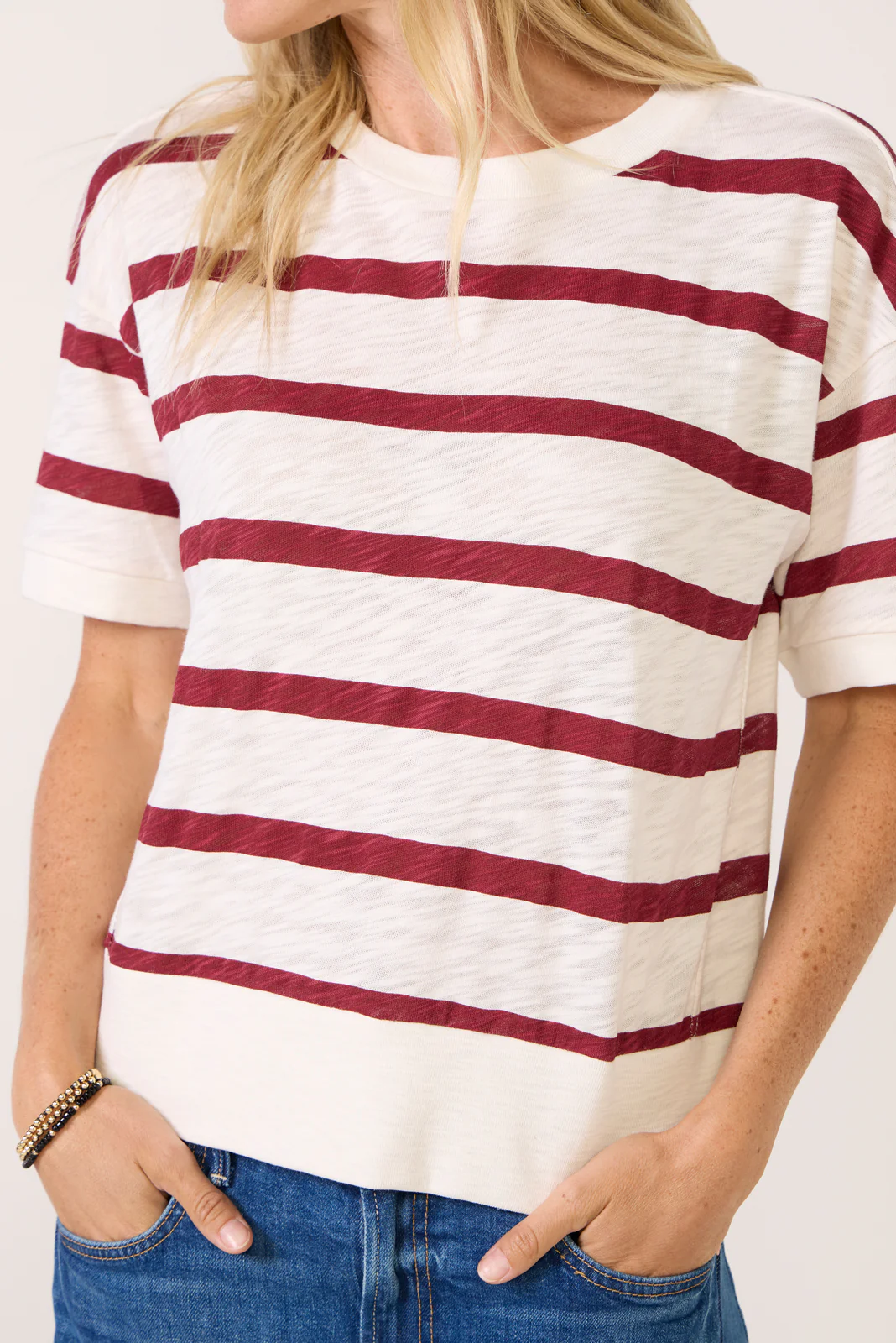 Kellen Seamed Banded Tee - Image 3