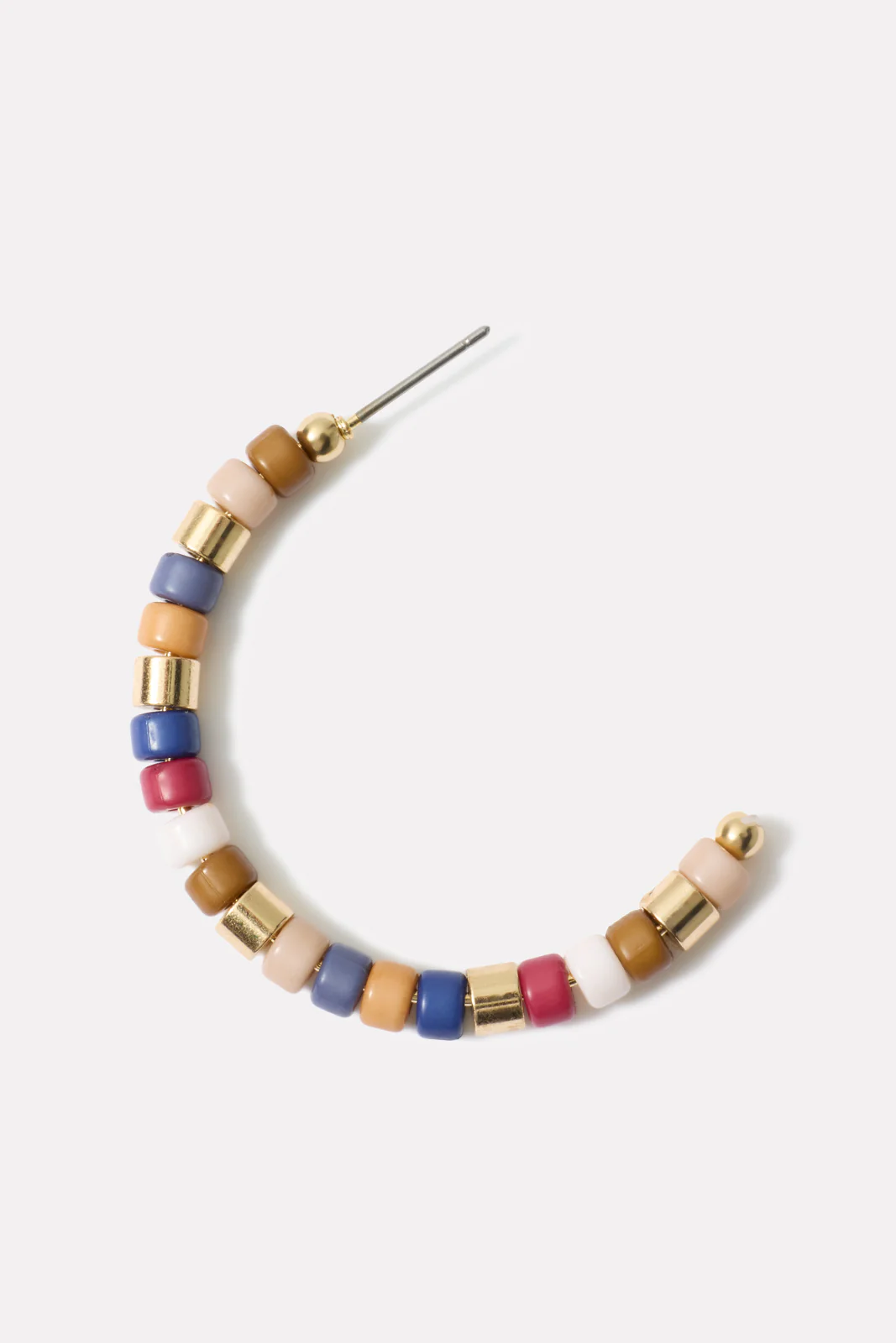 Kiera Beaded Hoop Earring - Image 2