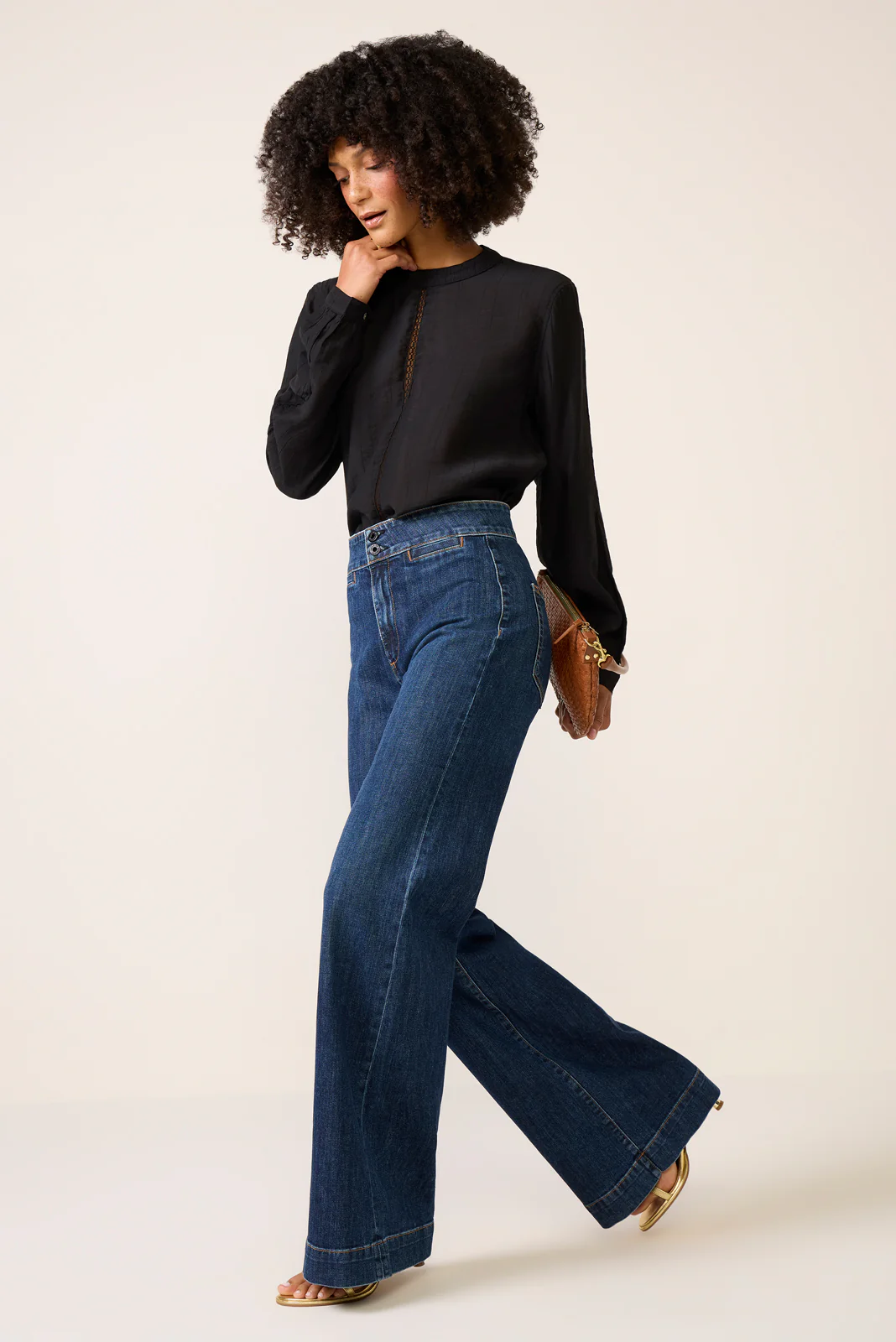 Ladder Lace Trim Blouse - Image 5