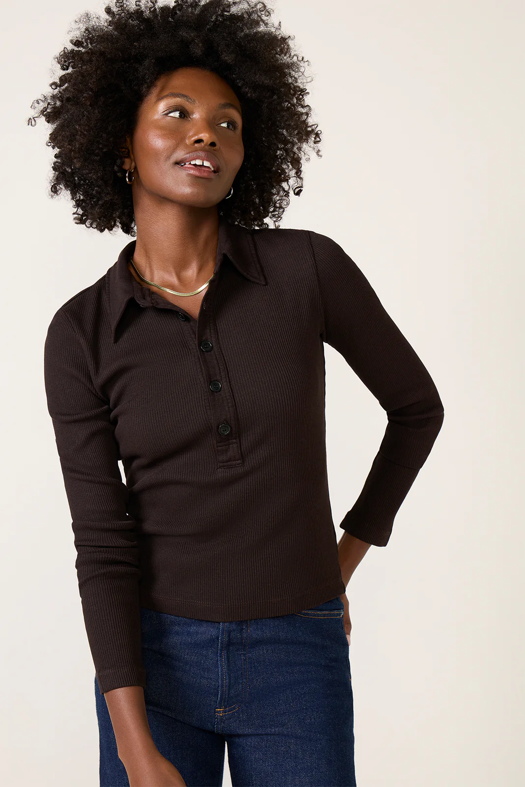 Long Sleeve 60`s Polo - Image 2