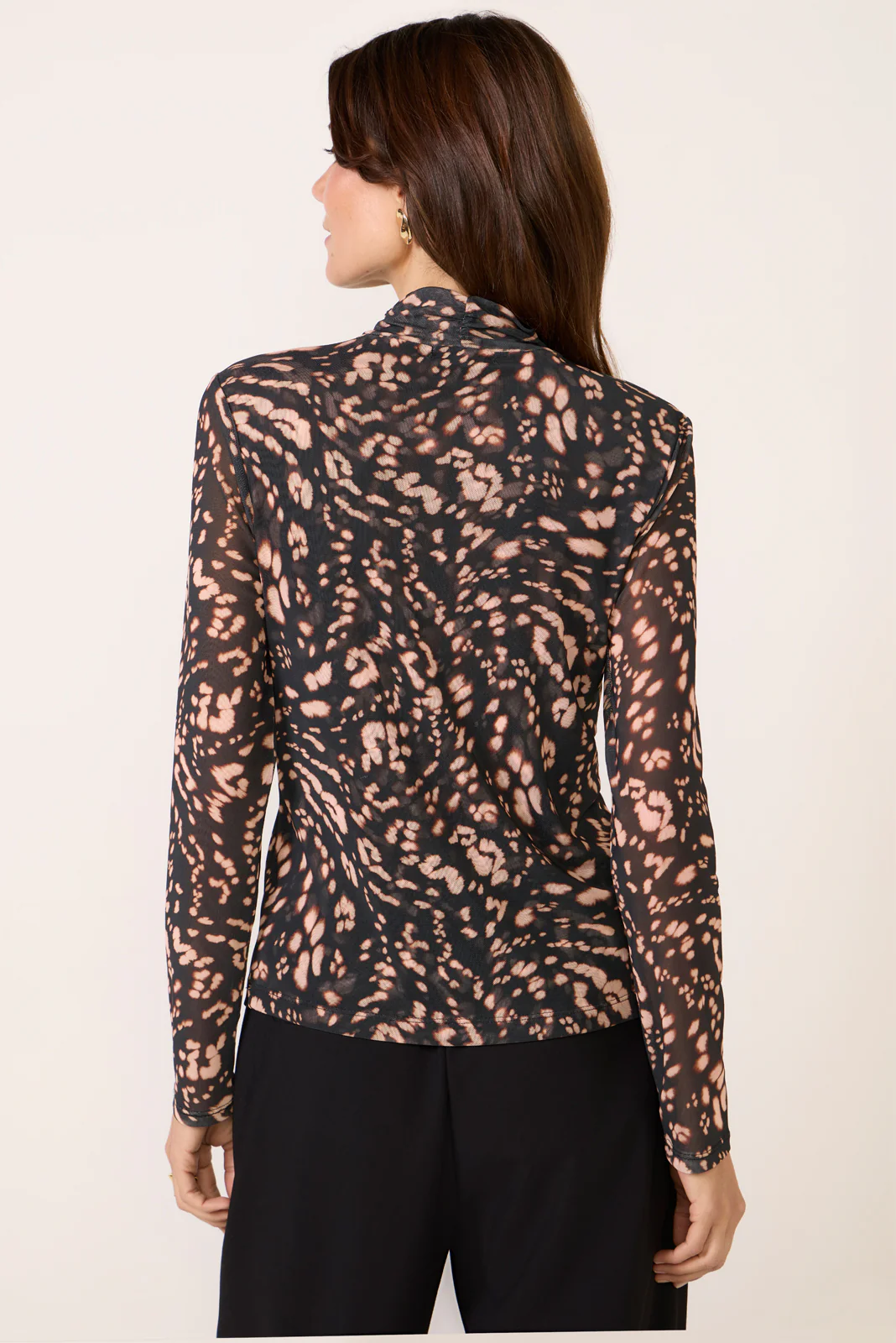 Long Sleeve Mesh Top - Image 4