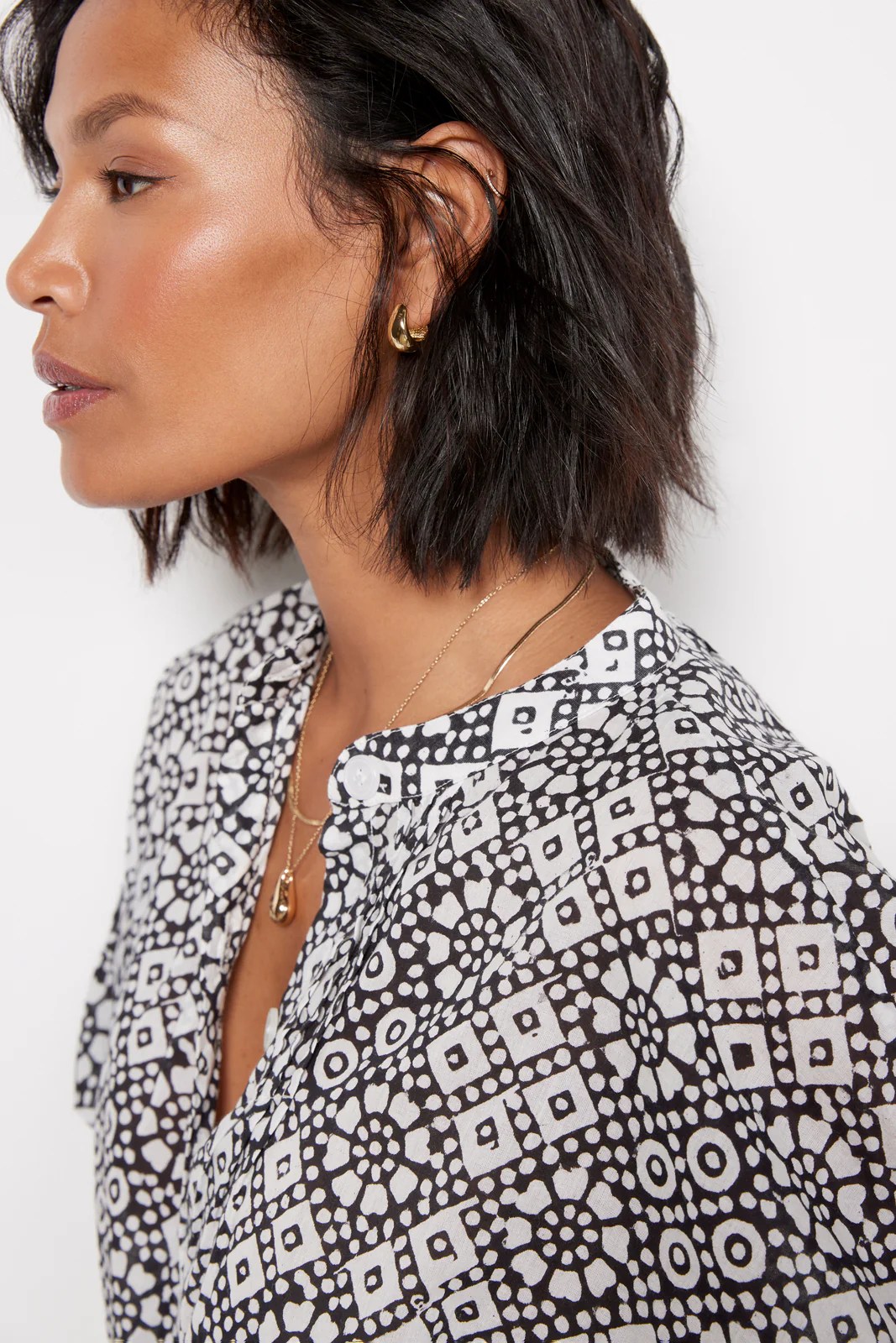 Mandarin Collar Top - Image 5