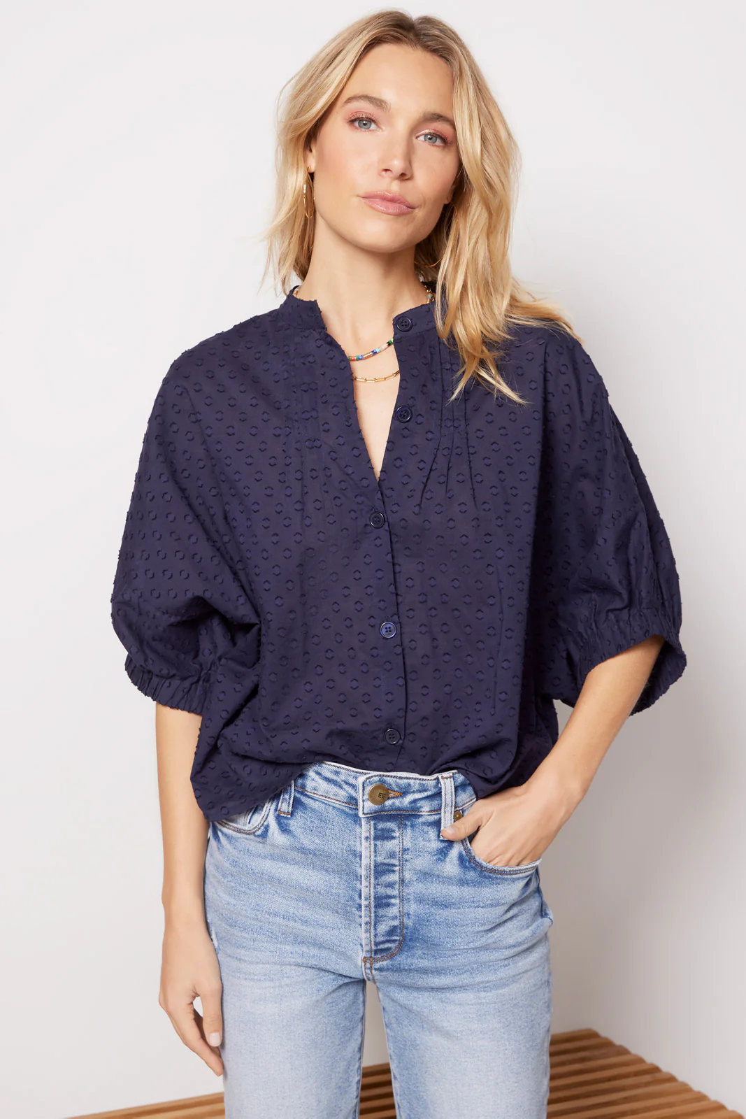 Mandarin Collar Top - Image 5